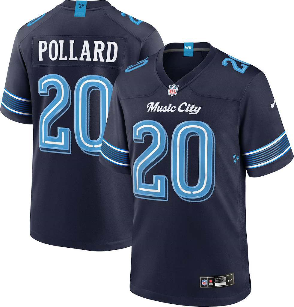 Nike Men's Tennessee Titans Tony Pollard NFL Rivalries Game Jersey