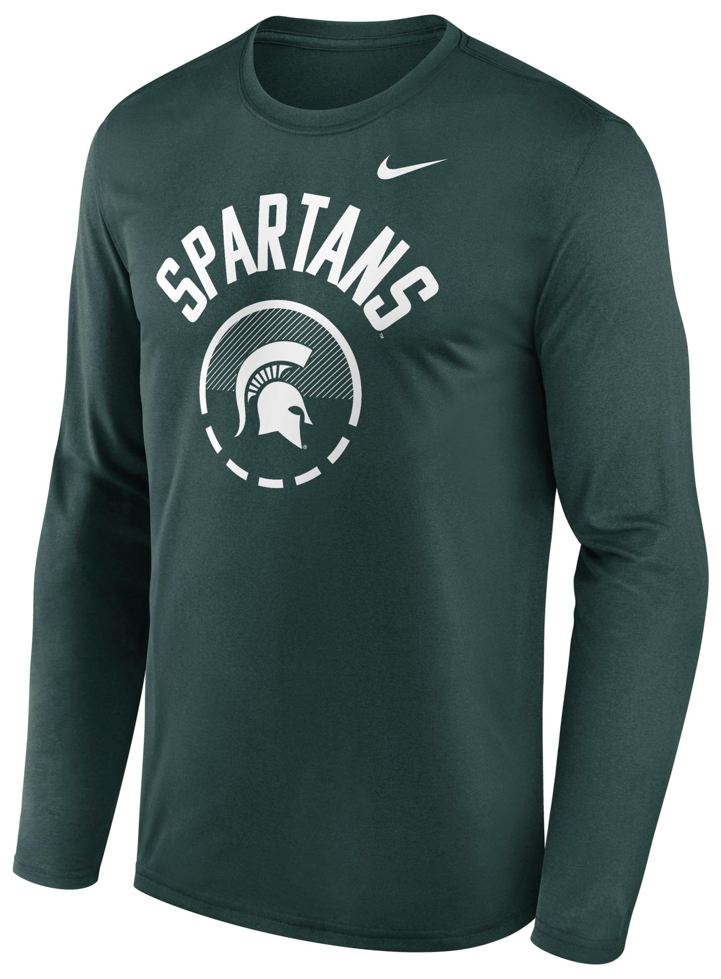 Nike Men's Michigan State Spartans Dri-FIT Shooting Long Sleeve Shirt
