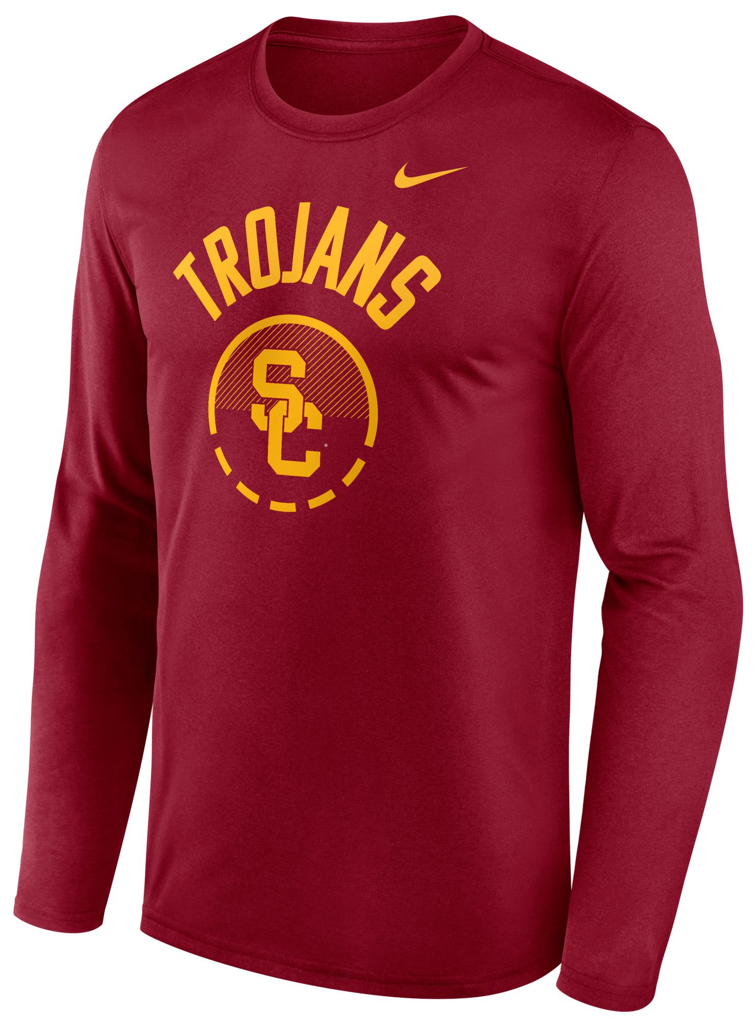Nike Men's USC Trojans Dri-FIT Shooting Long Sleeve Shirt