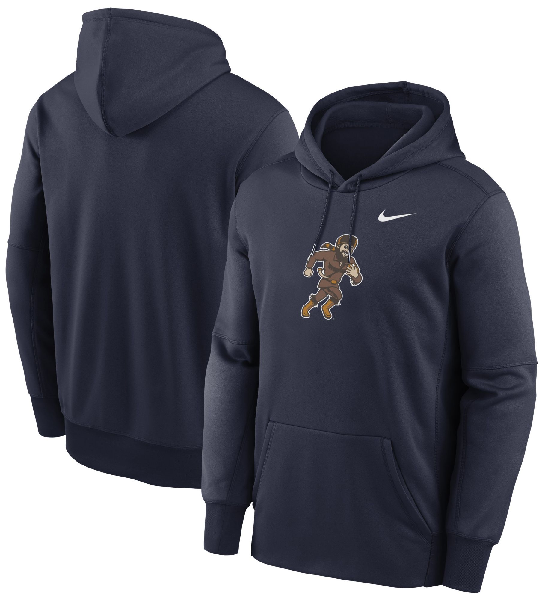 Nike Adult West Virginia Mountaineers Mascot Football Pullover Hoodie