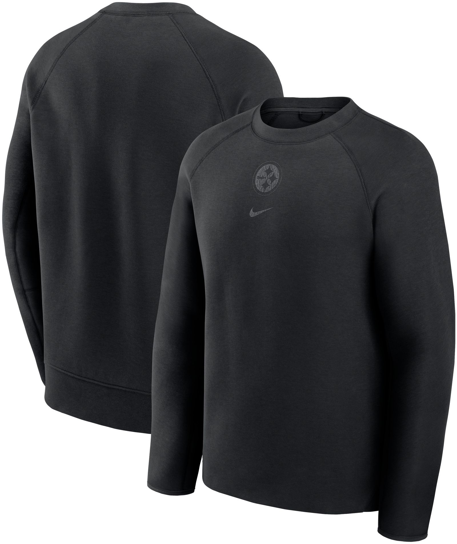 Nike Men's Pittsburgh Steelers Tech Fleece Crewneck Sweatshirt