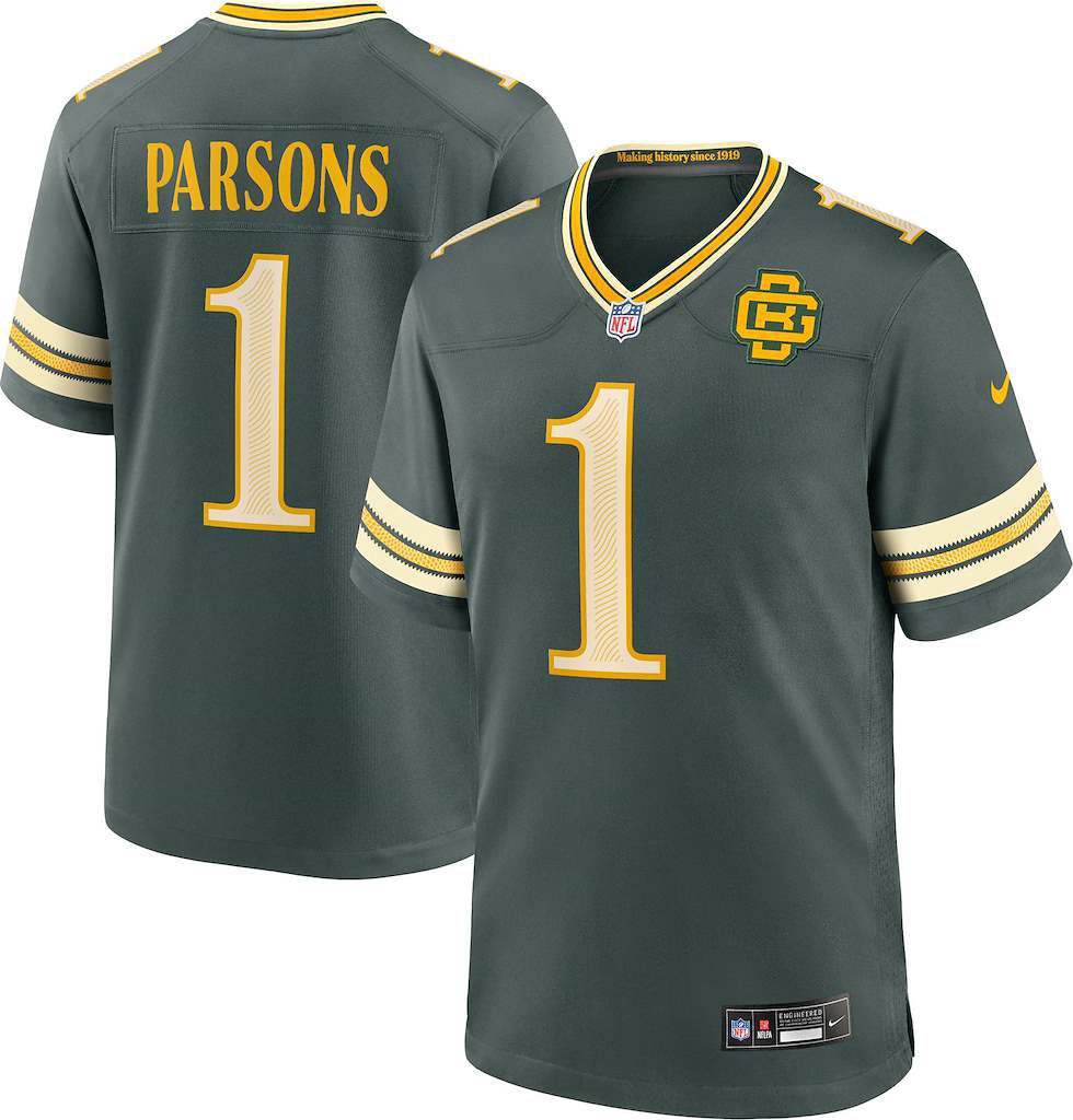 Nike Men's Green Bay Packers Micah Parsons NFL Rivalries Game Jersey