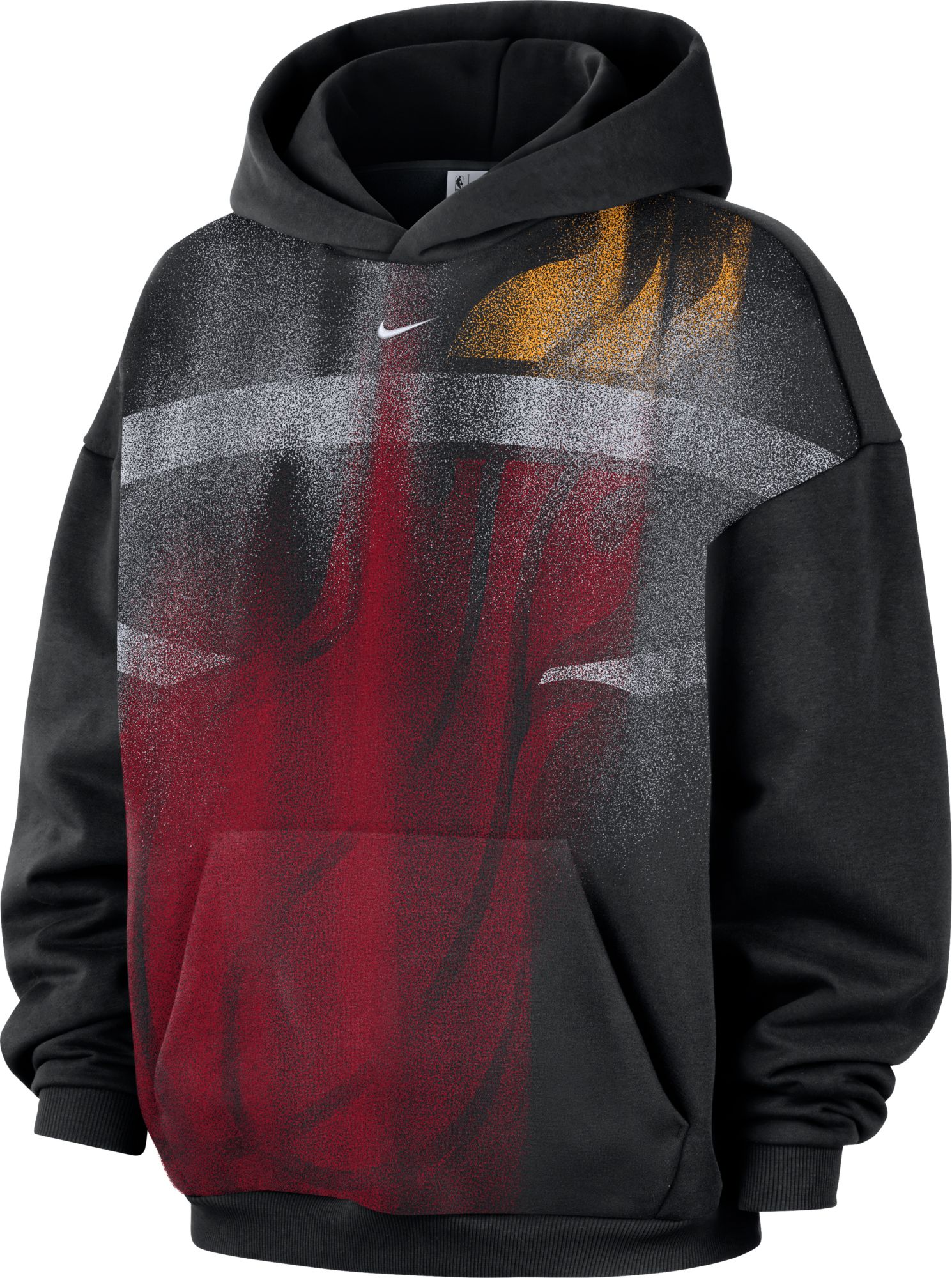 Nike Adult Miami Heat Worn With Obsession Therma Fleece Icon Hoodie