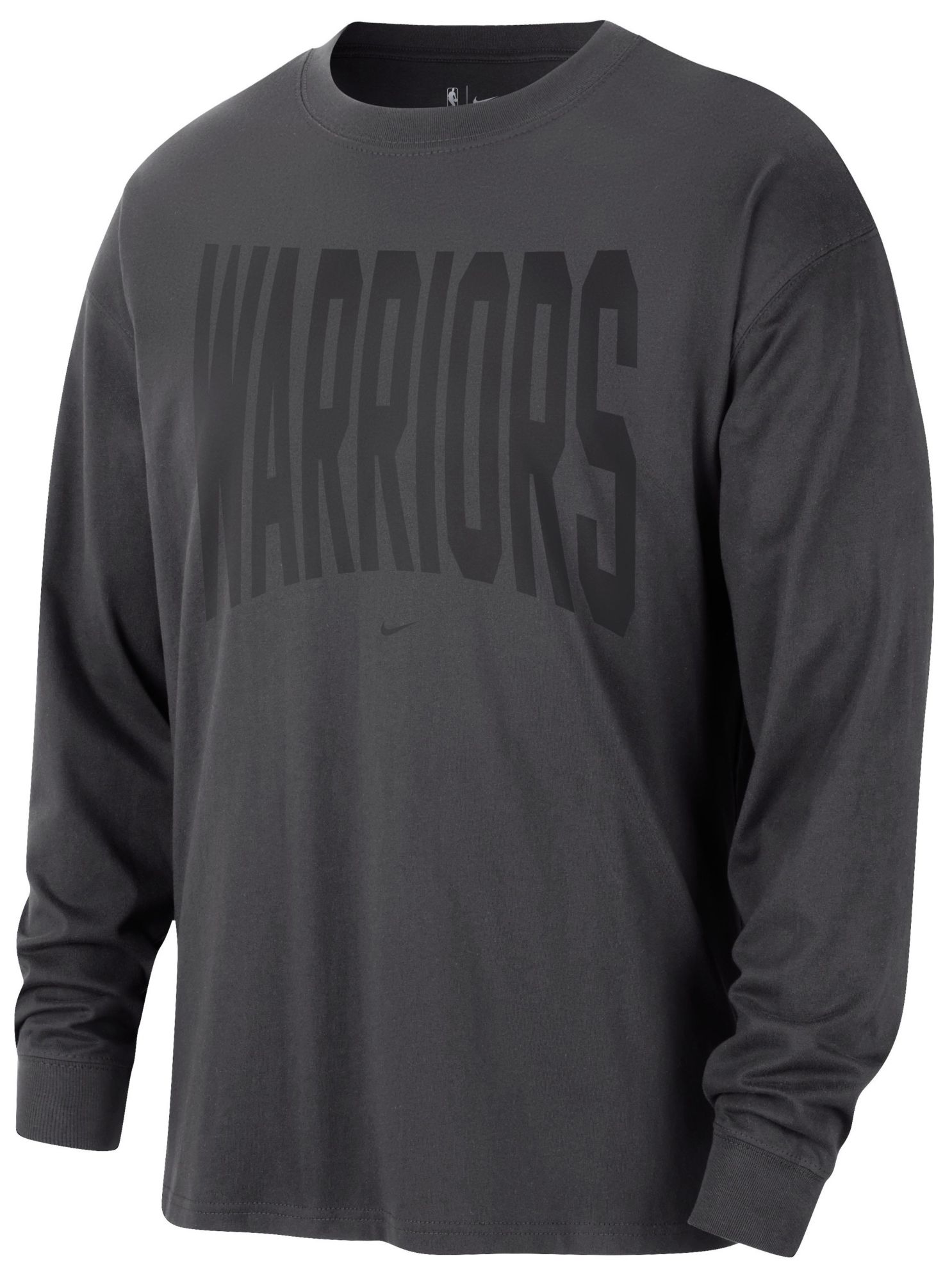 Nike Adult Golden State Warriors Worn With Obsession Travel Long Sleeve Shirt