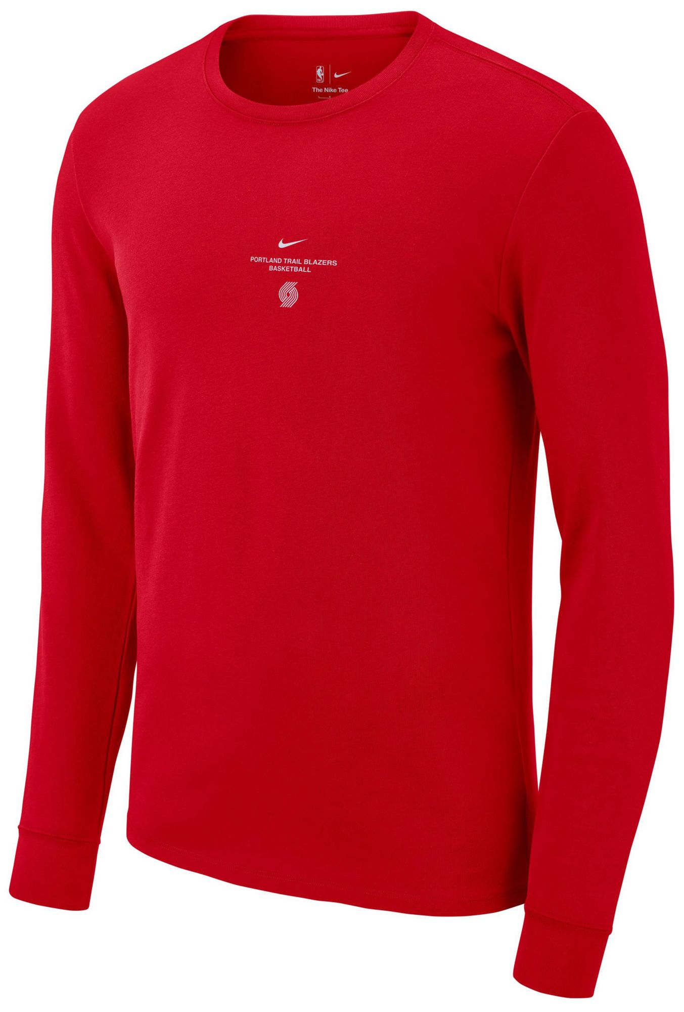 Nike Adult Portland Trail Blazers Worn With Obsession Standard Issue Practice Long Sleeve Shirt