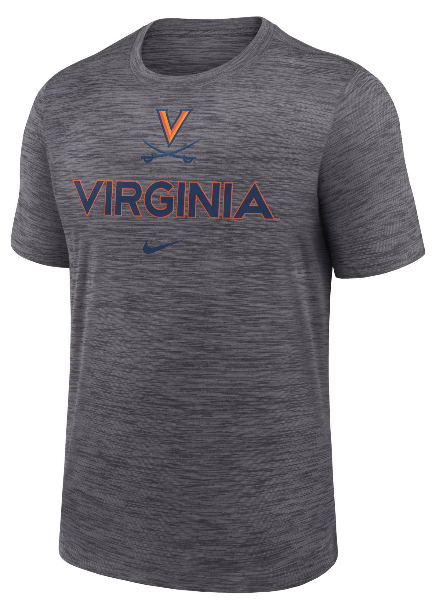 Nike Men's Virginia Cavaliers Gray Velocity T-Shirt