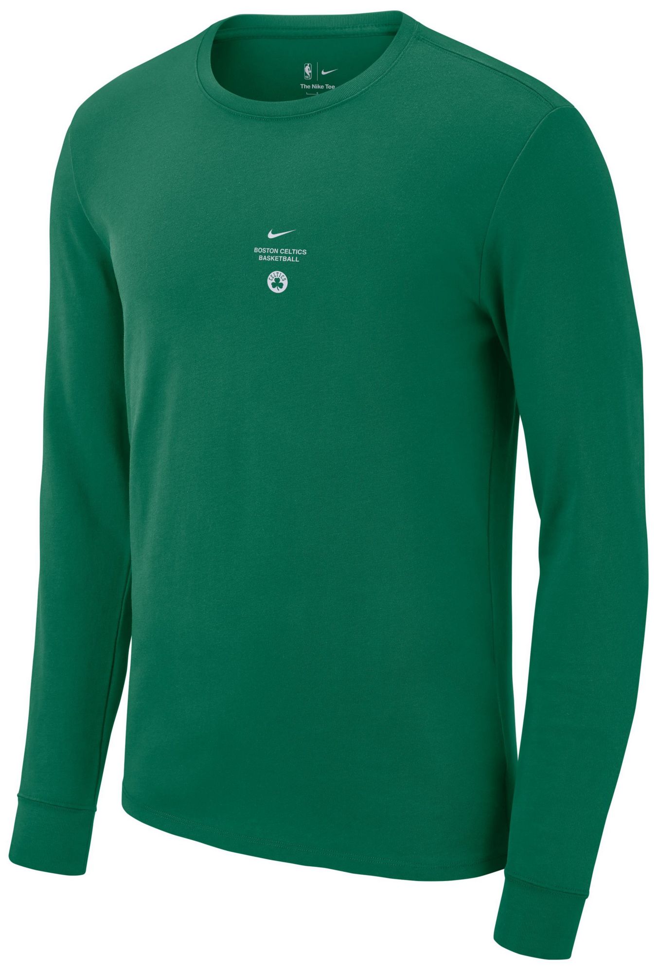 Nike Adult Boston Celtics Worn With Obsession Standard Issue Practice Long Sleeve Shirt, Men's, XXL, Green