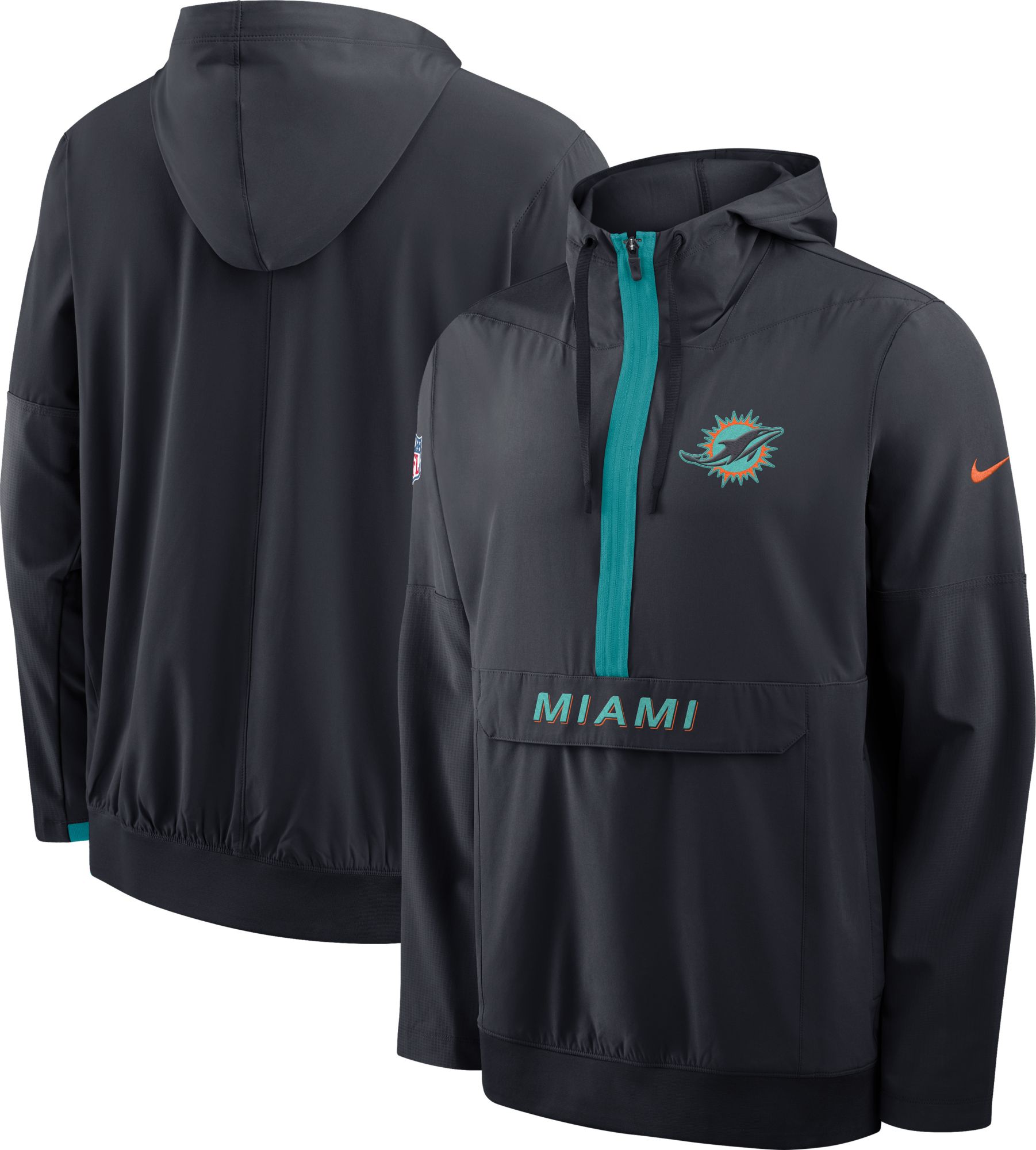Nike Men's Miami Dolphins NFL Rivalries Anorak Jacket