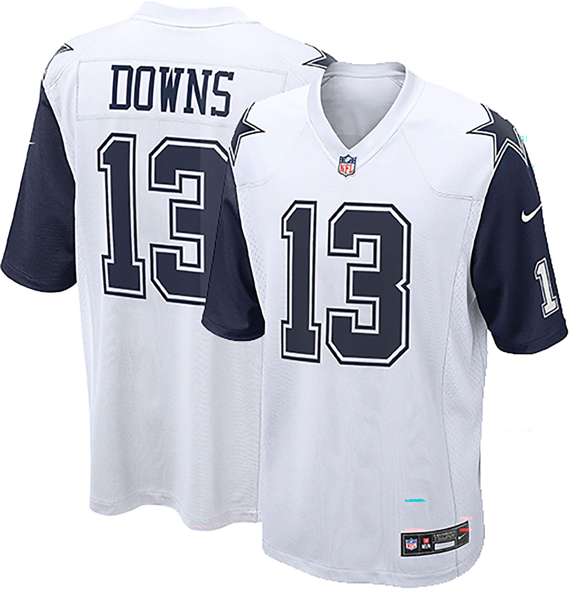Nike Men's Dallas Cowboys White Caleb Downs #13 Alternate Game Jersey