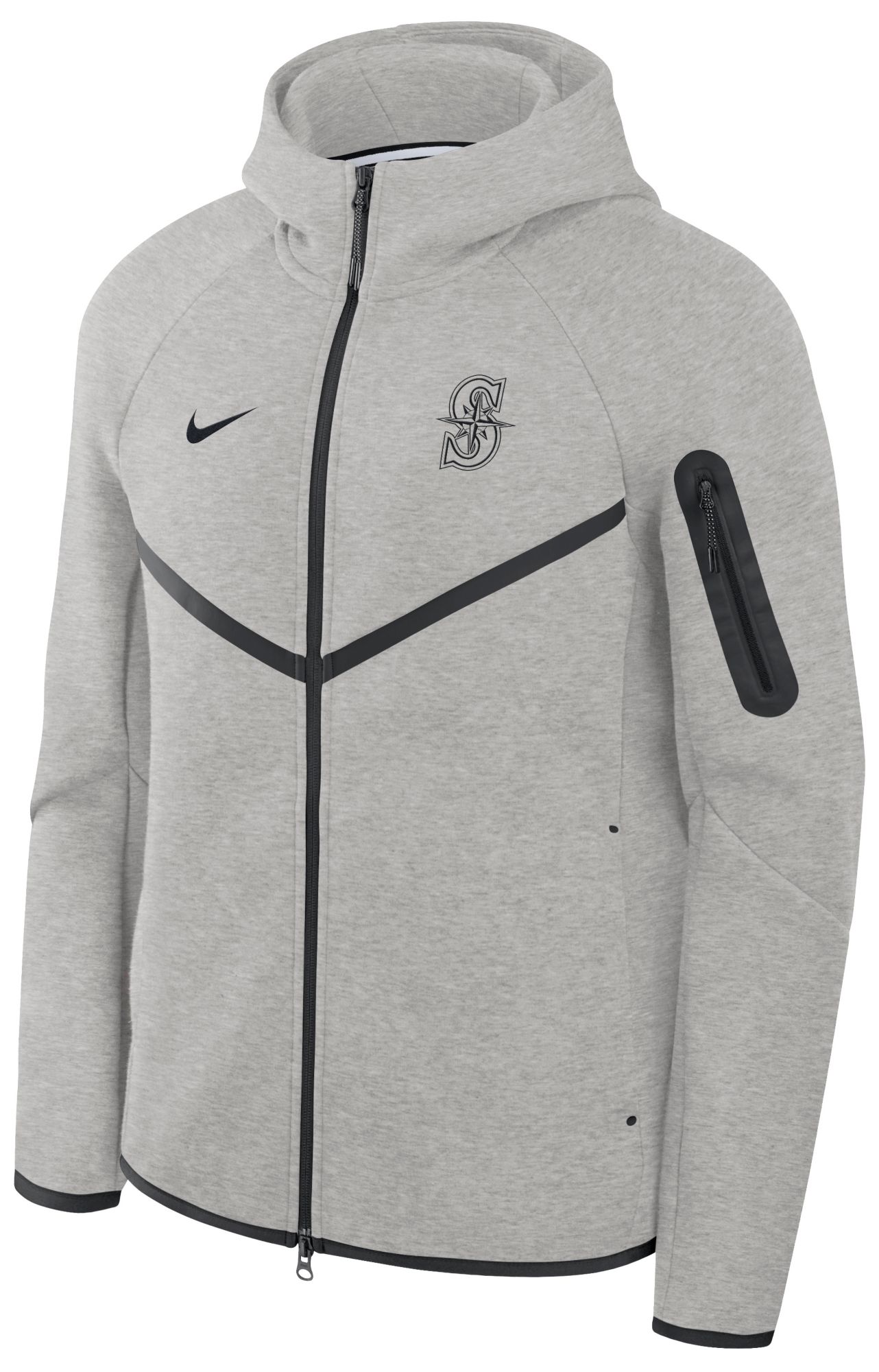 Nike Men's Seattle Mariners Tech Fleece Full-Zip Hoodie | Dick's
