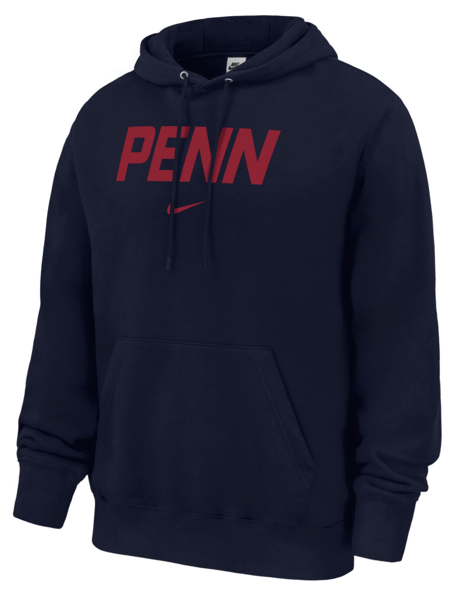 Nike Men's University of Pennsylvania Quakers Navy Wordmark Club Hoodie