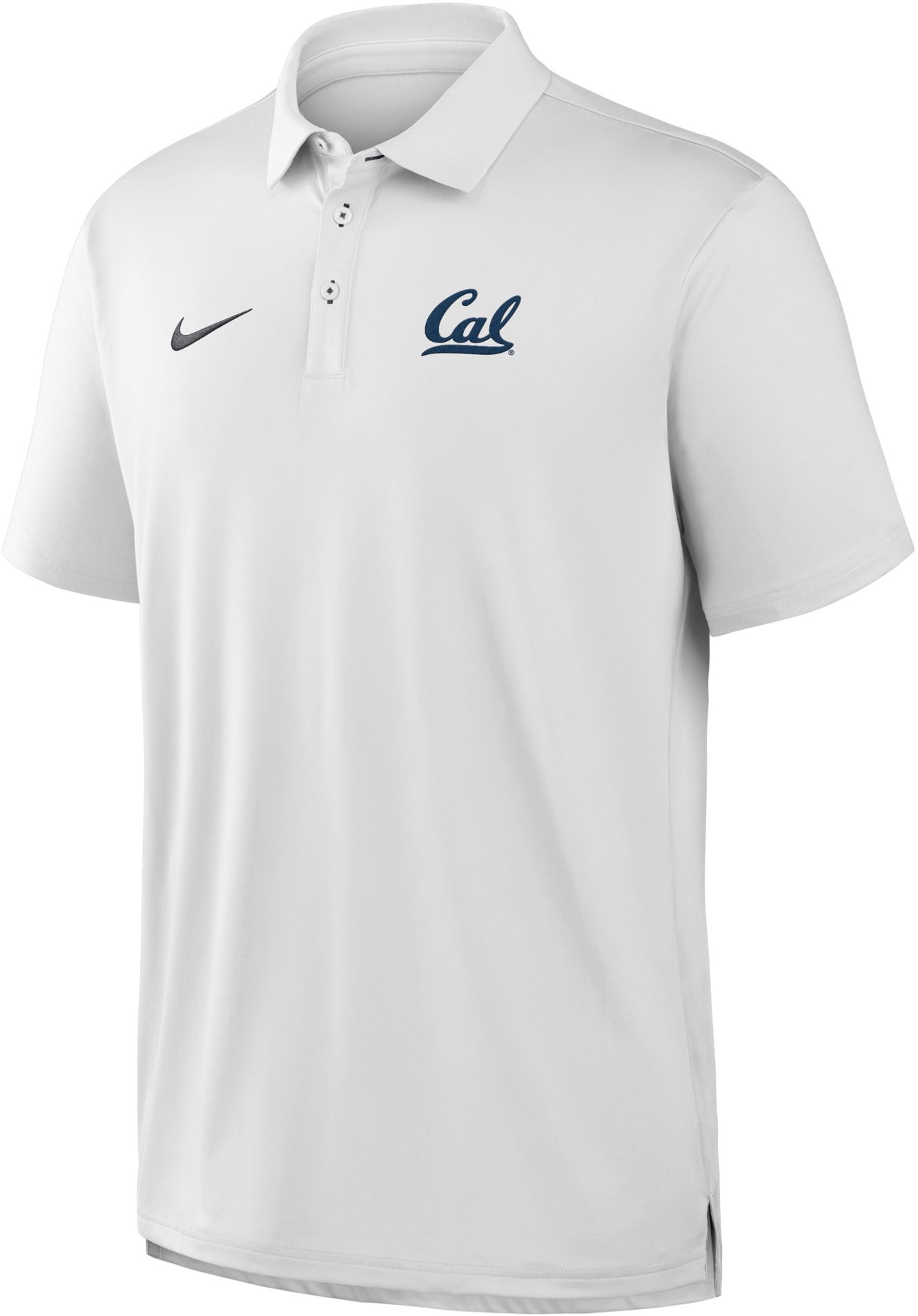 Nike Men's Cal Golden Bears White Tour Polo