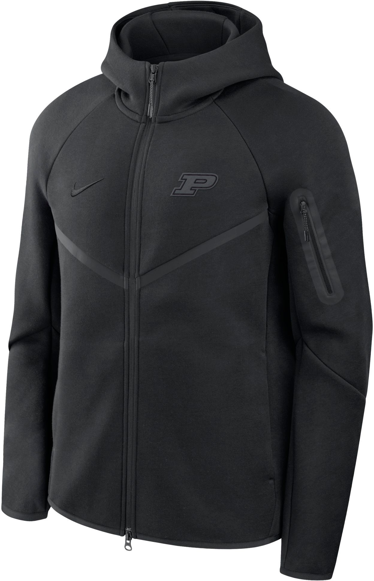 Nike Men's Purdue Boilermakers Tech Fleece Full-Zip Hoodie