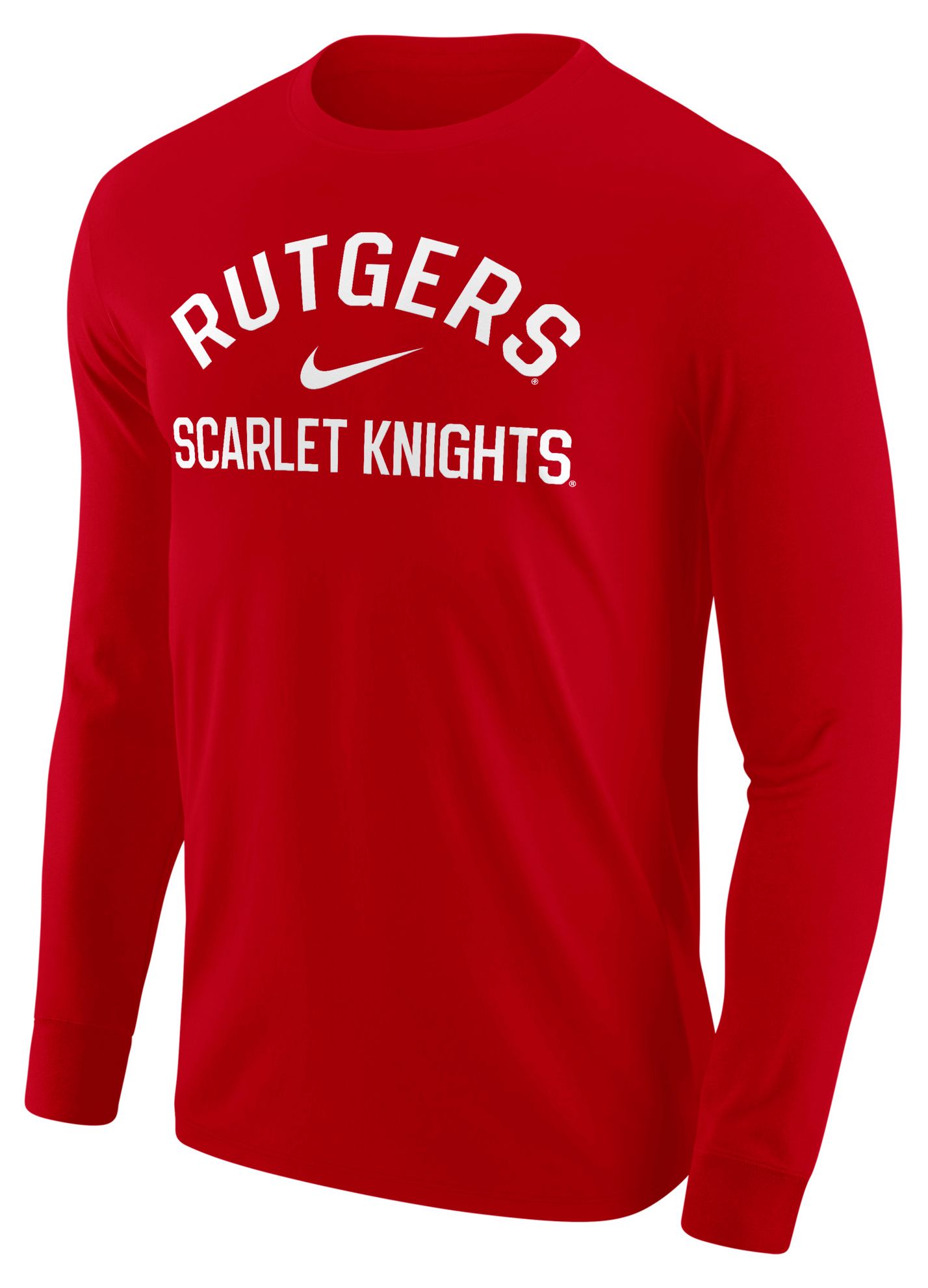 Nike Men's Rutgers Scarlet Knights Red Long Sleeve Shirt