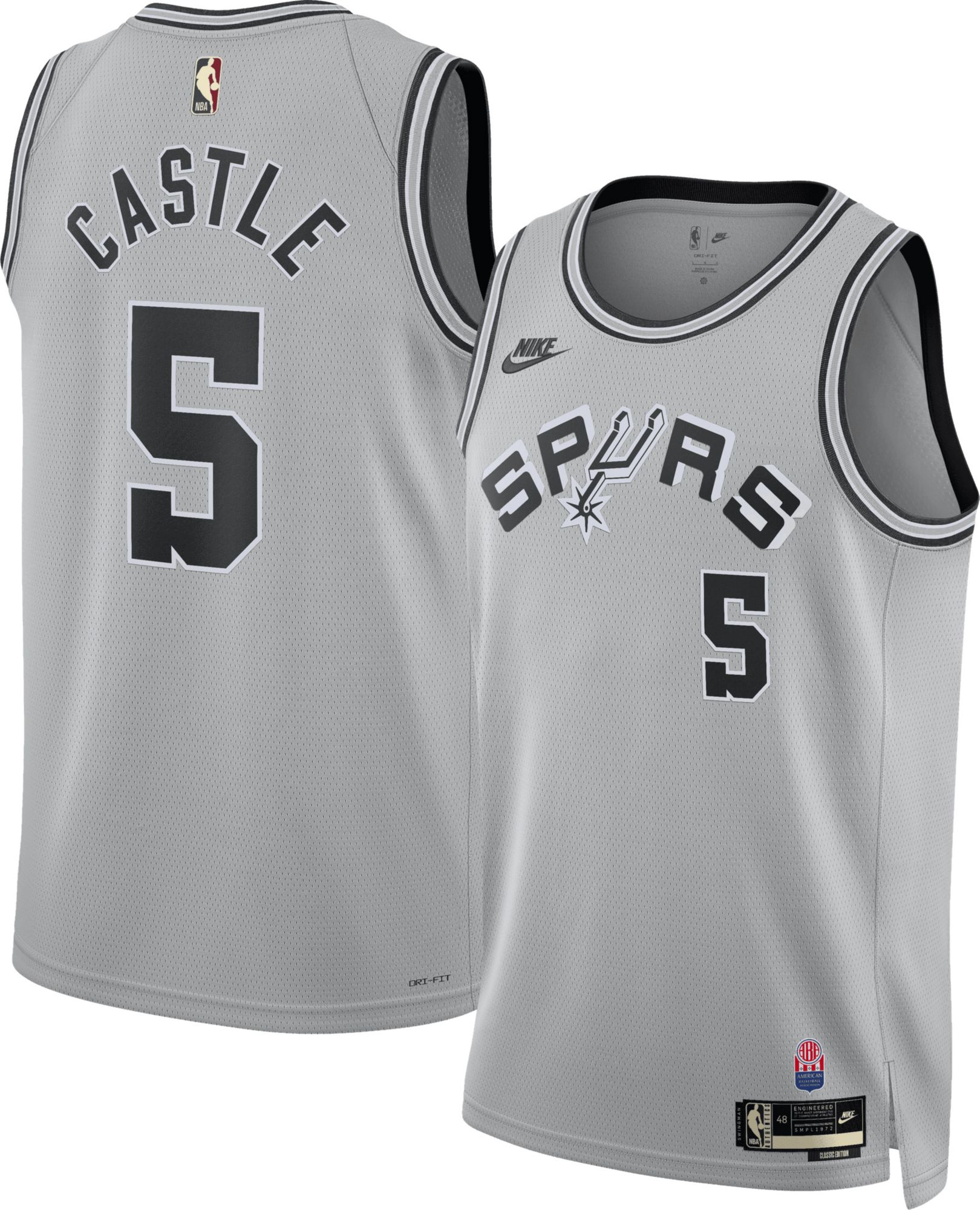 Nike Adult San Antonio Spurs Stephon Castle 2026-27 Hardwood Classics Swingman Jersey