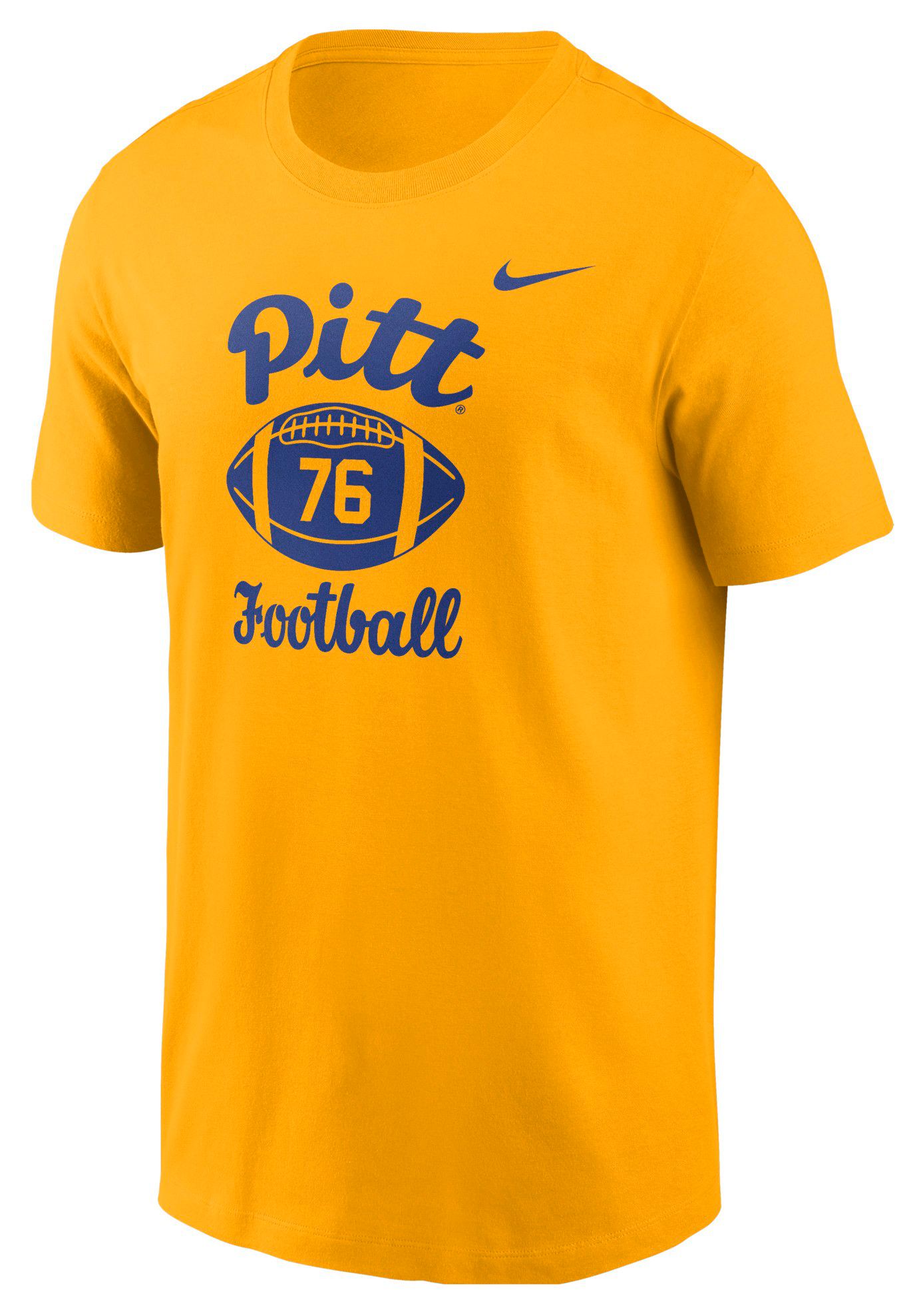 Nike Men's Pitt Panthers Yellow Champs T-Shirt
