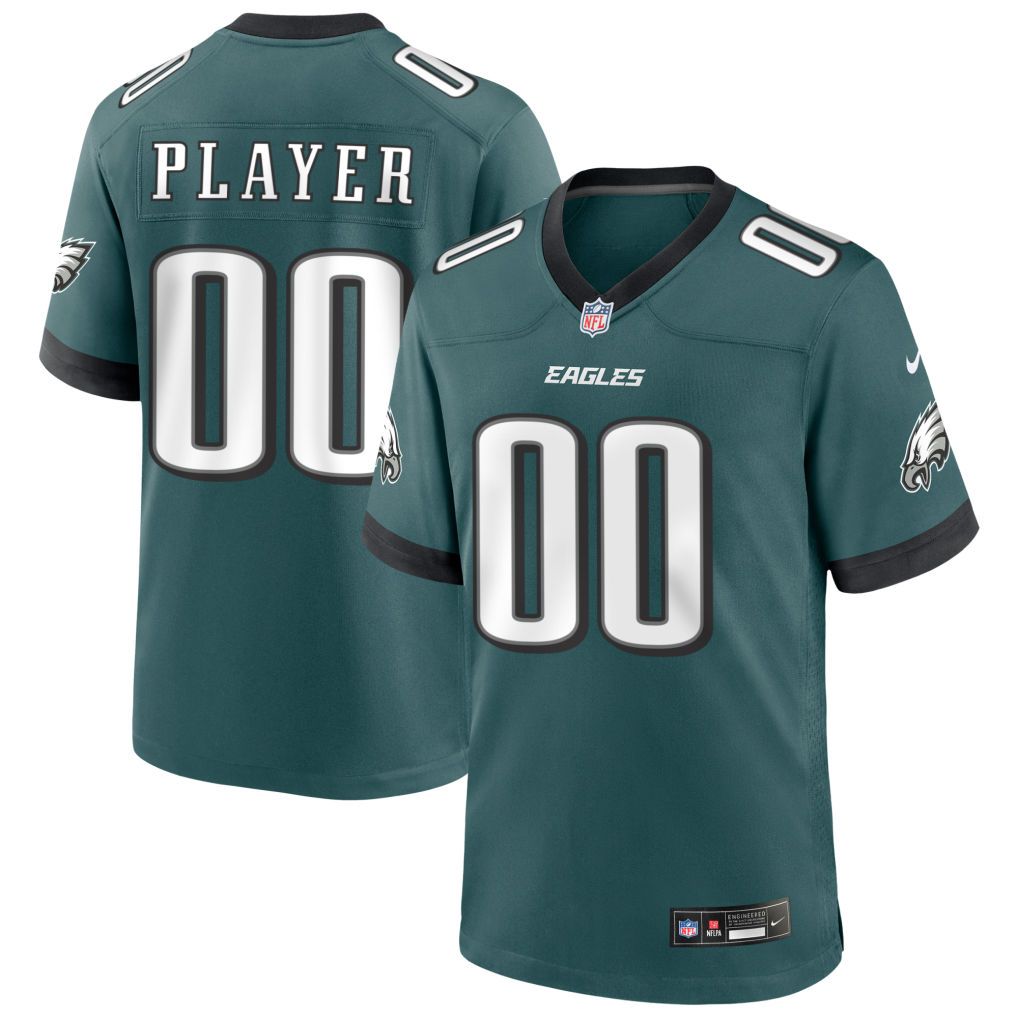 Nike Men's Philadelphia Eagles Draft Pick #1 Sport Teal Home Game Jersey