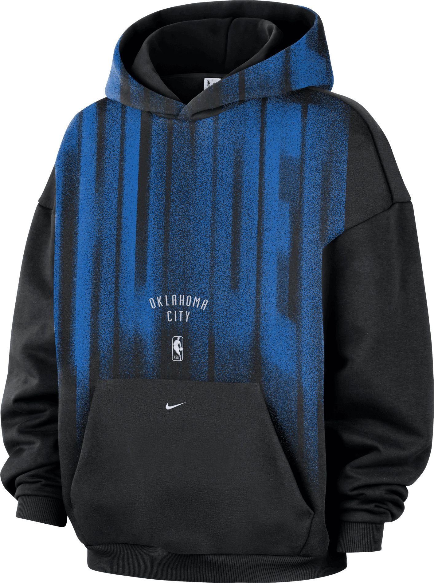 Nike Adult Oklahoma City Thunder Worn With Obsession Standard Issue Game Theater Team Hoodie, Men's, Small, Black