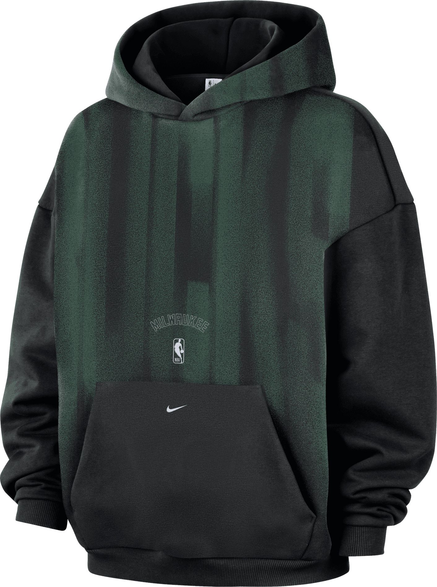 Nike Adult Milwaukee Bucks Worn With Obsession Standard Issue Game Theater Team Hoodie, Men's, XXL, Black