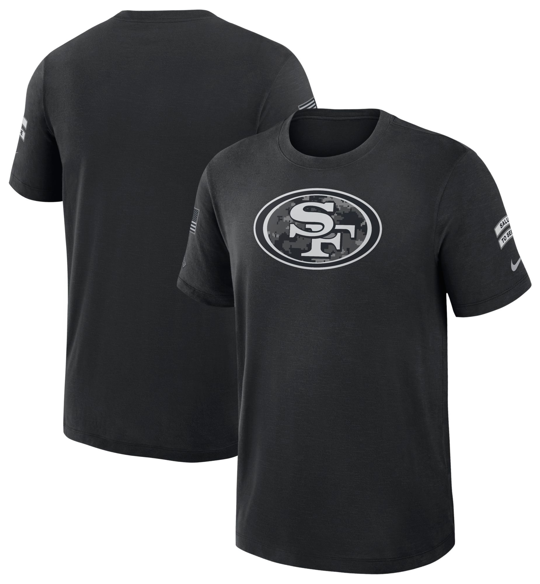 Nike Men's San Francisco 49ers Salute To Service 2026 Slub T-Shirt