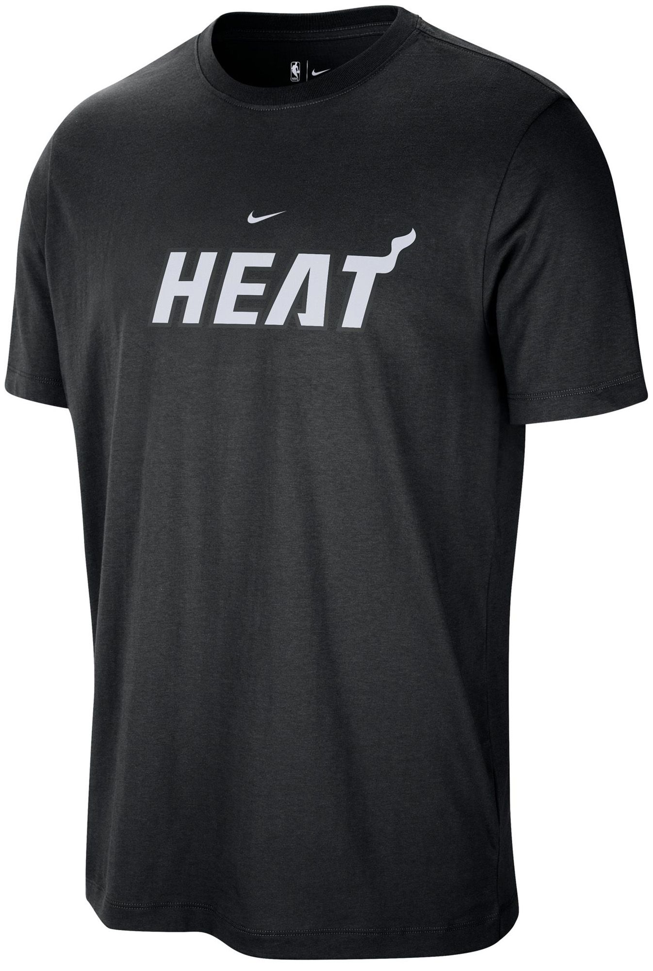 Nike Men's Miami Heat Black Wordmark T-Shirt