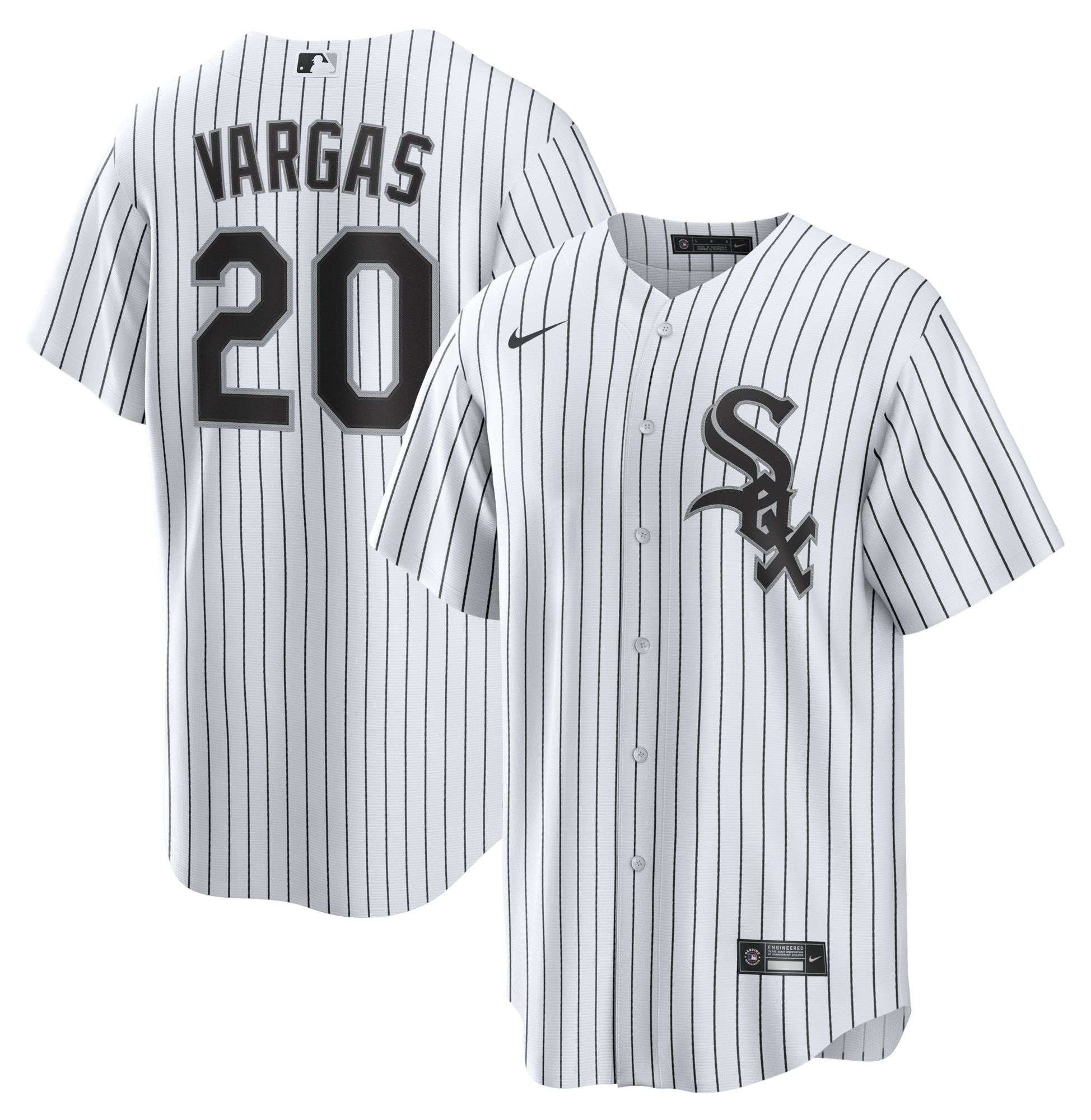 Nike Men's Chicago White Sox Miguel Vargas Home Replica Jersey