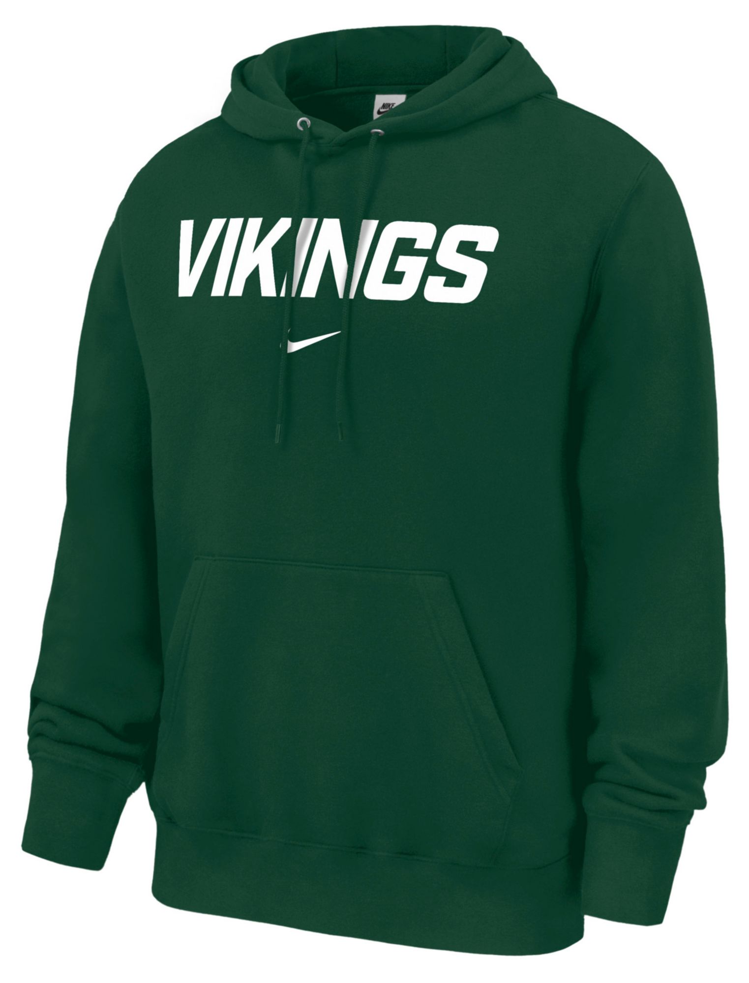 Nike Men's Portland State Vikings Green Wordmark Club Hoodie
