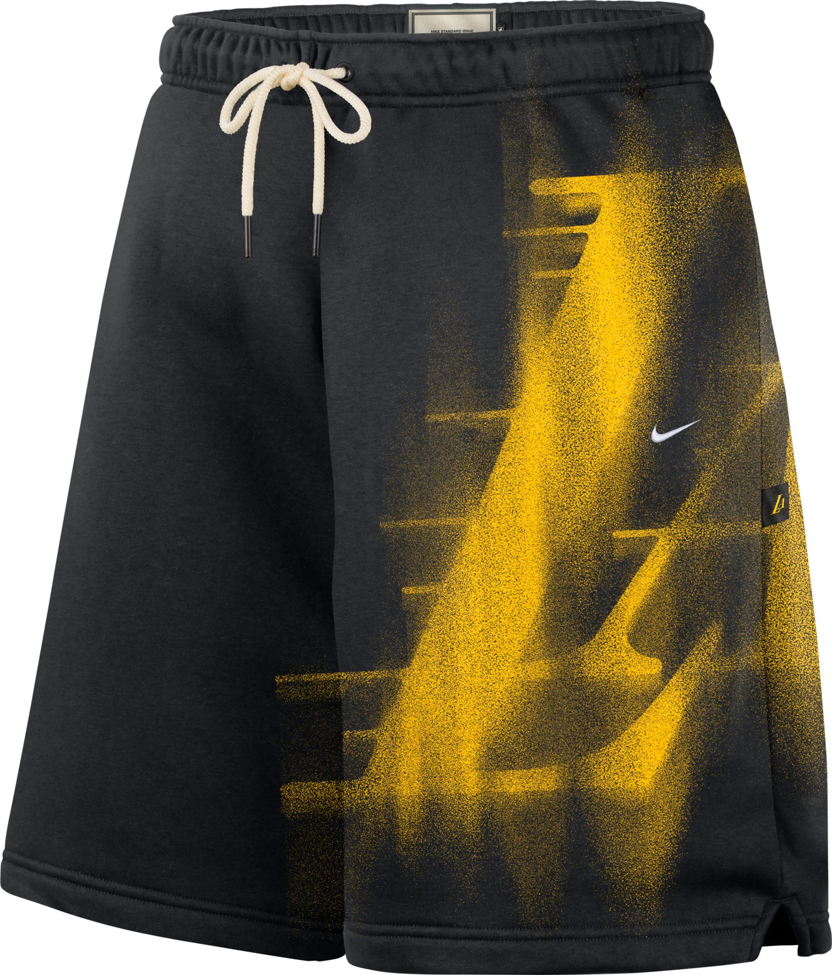 Nike Adult Los Angeles Lakers Worn With Obsession Standard Issue Therma-FIT Icon Shorts