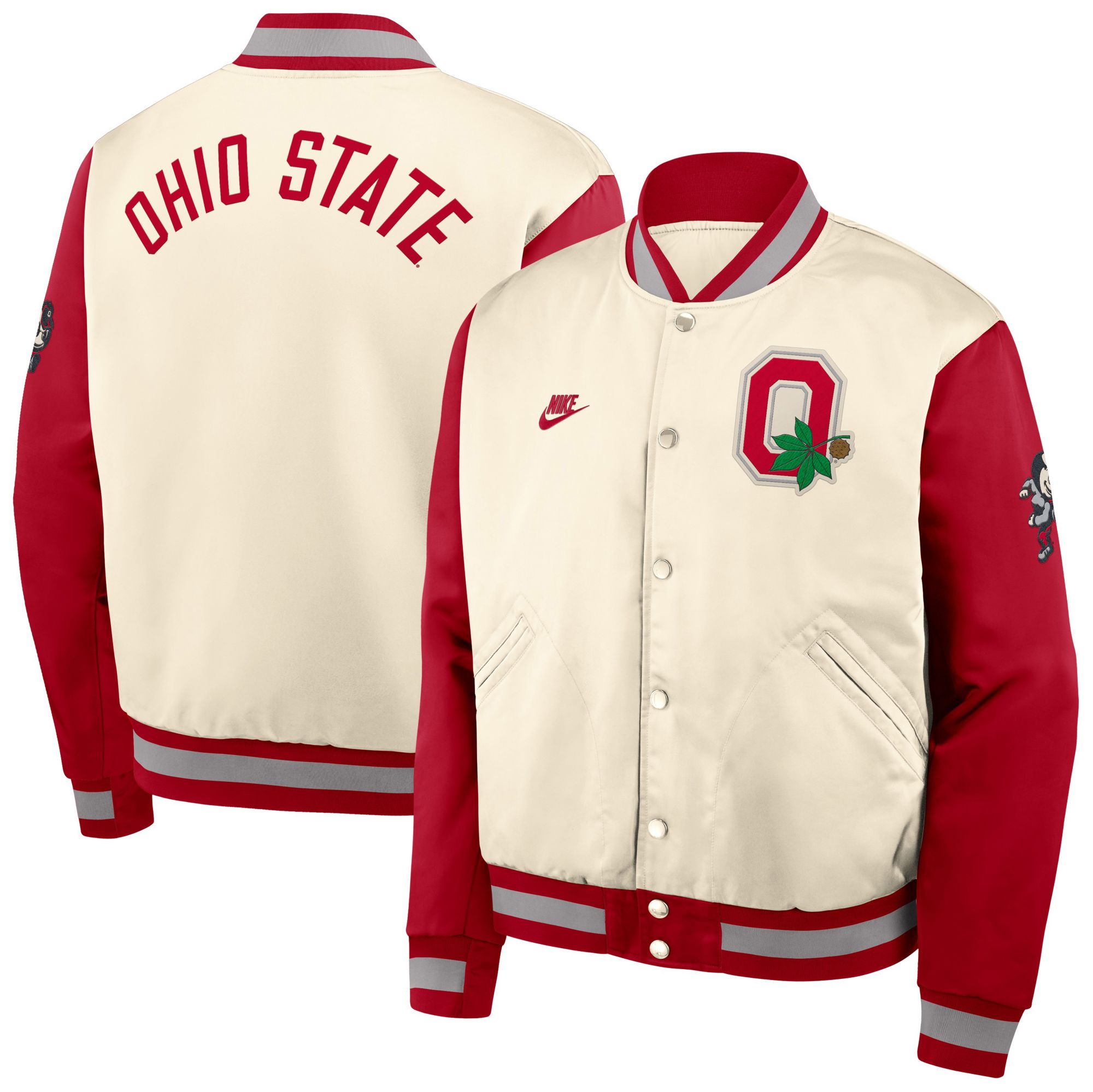 Nike Men's Ohio State Buckeyes Legacy Bomber Jacket