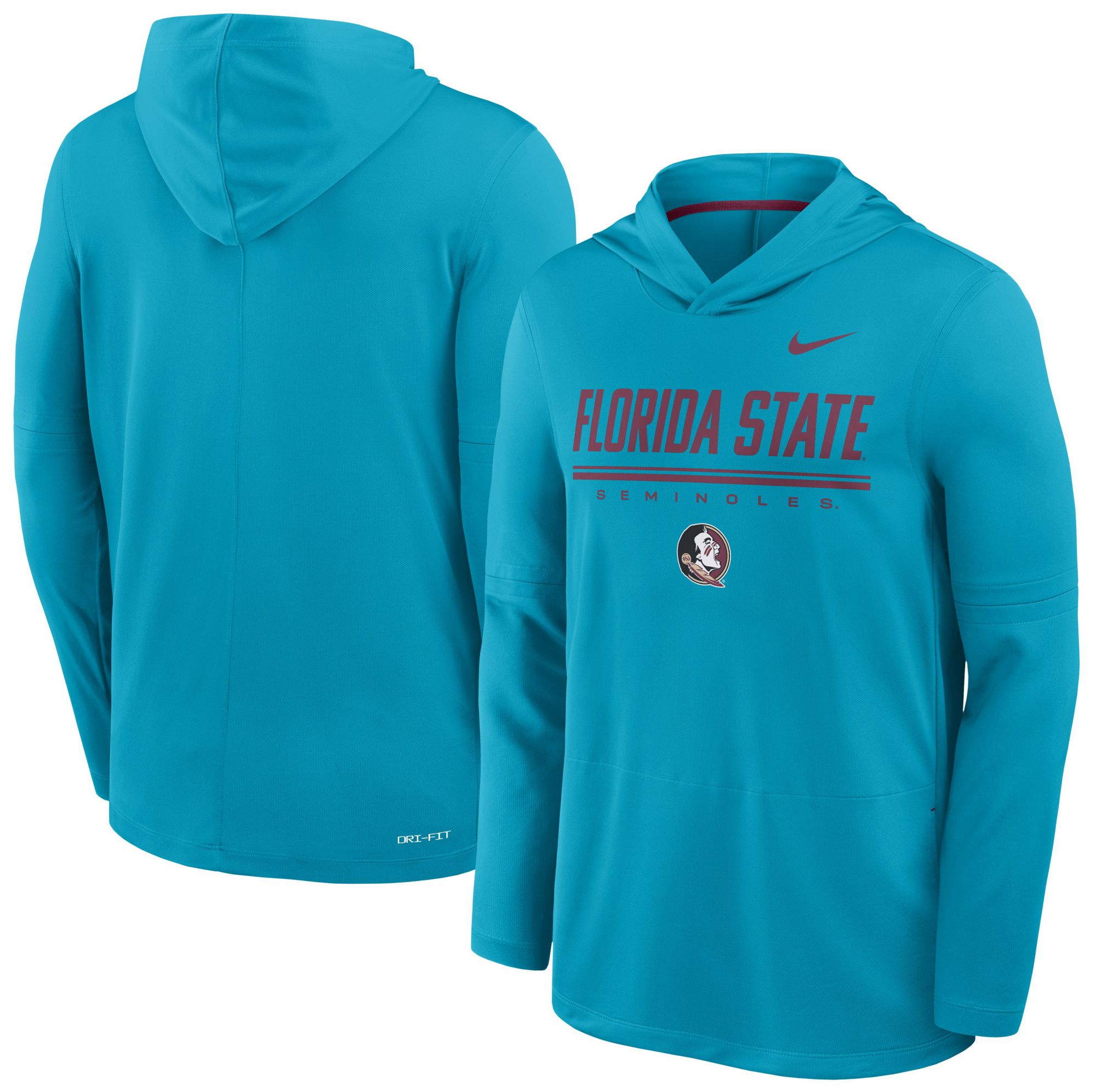 Nike Men's Florida State Seminoles Dri-Fit Lightweight Hoodie