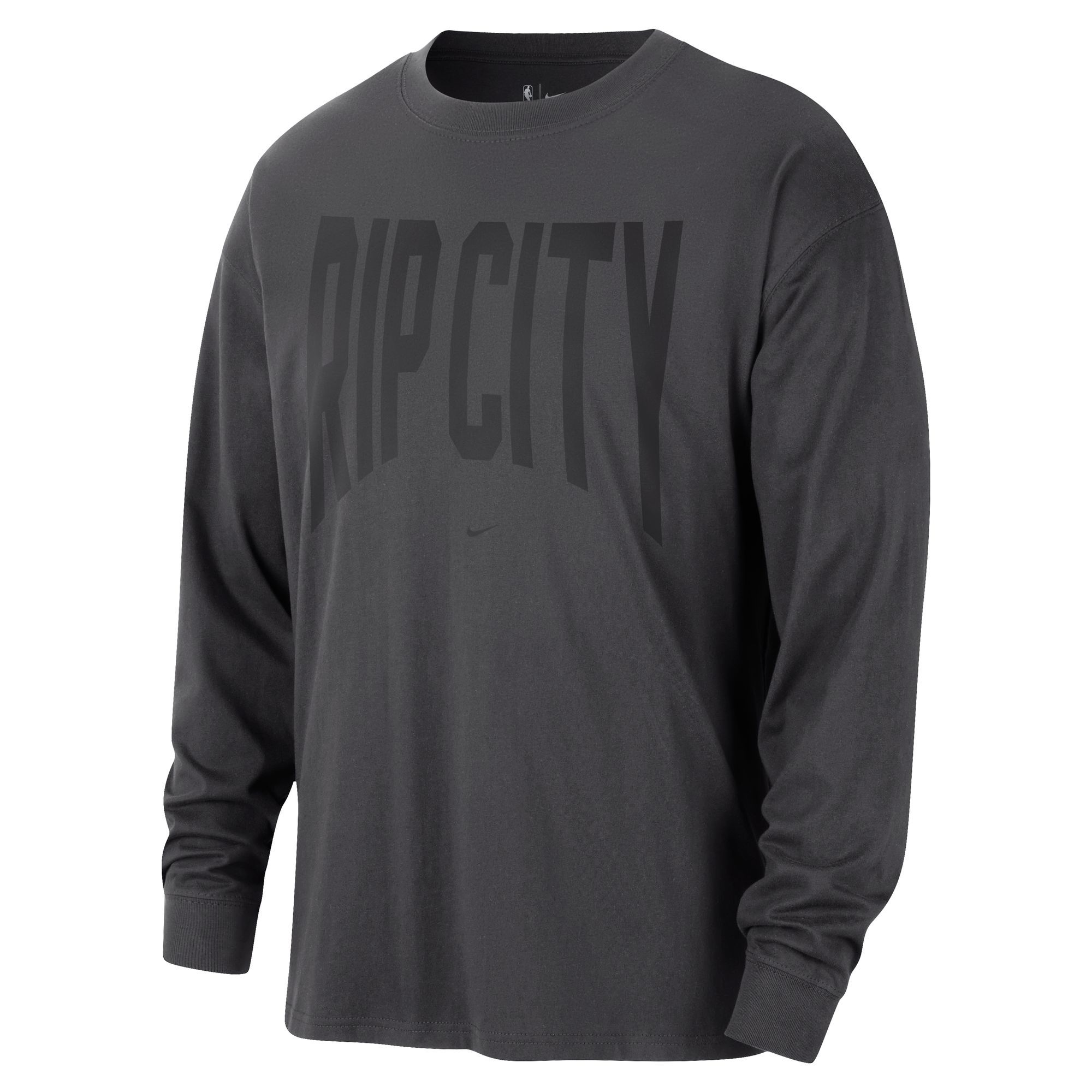 Nike Adult Portland Trail Blazers Worn With Obsession Standard Issue Travel Long Sleeve Shirt