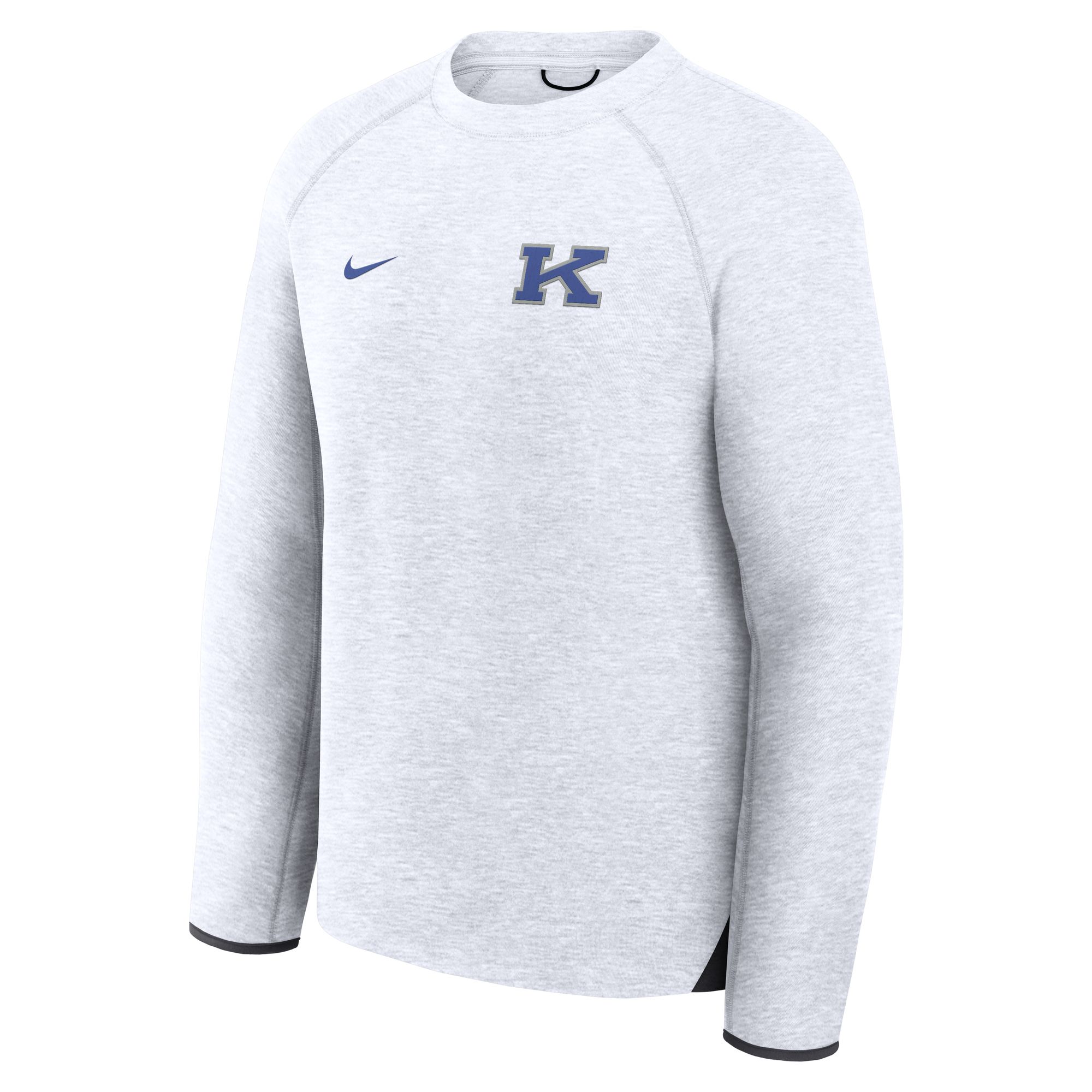 Nike Men's Kentucky Wildcats Club Power K Crewneck Sweatshirt, XXL, Gray