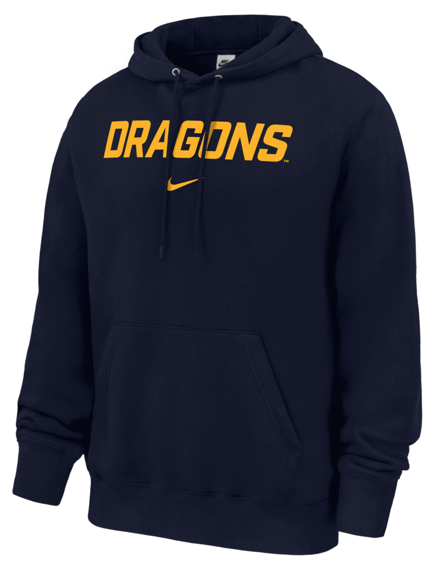 Nike Men's Drexel Dragons Navy Wordmark Club Hoodie