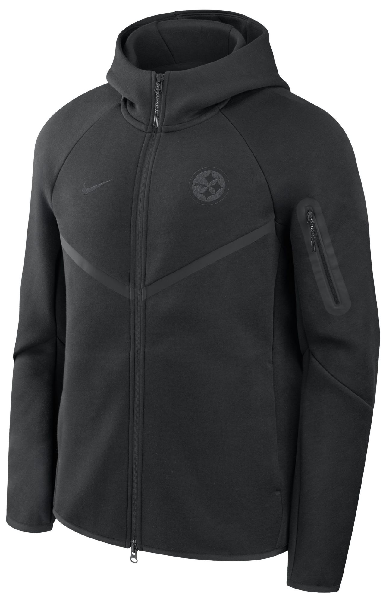 Nike Men's Pittsburgh Steelers Tech Fleece Full-Zip Hoodie