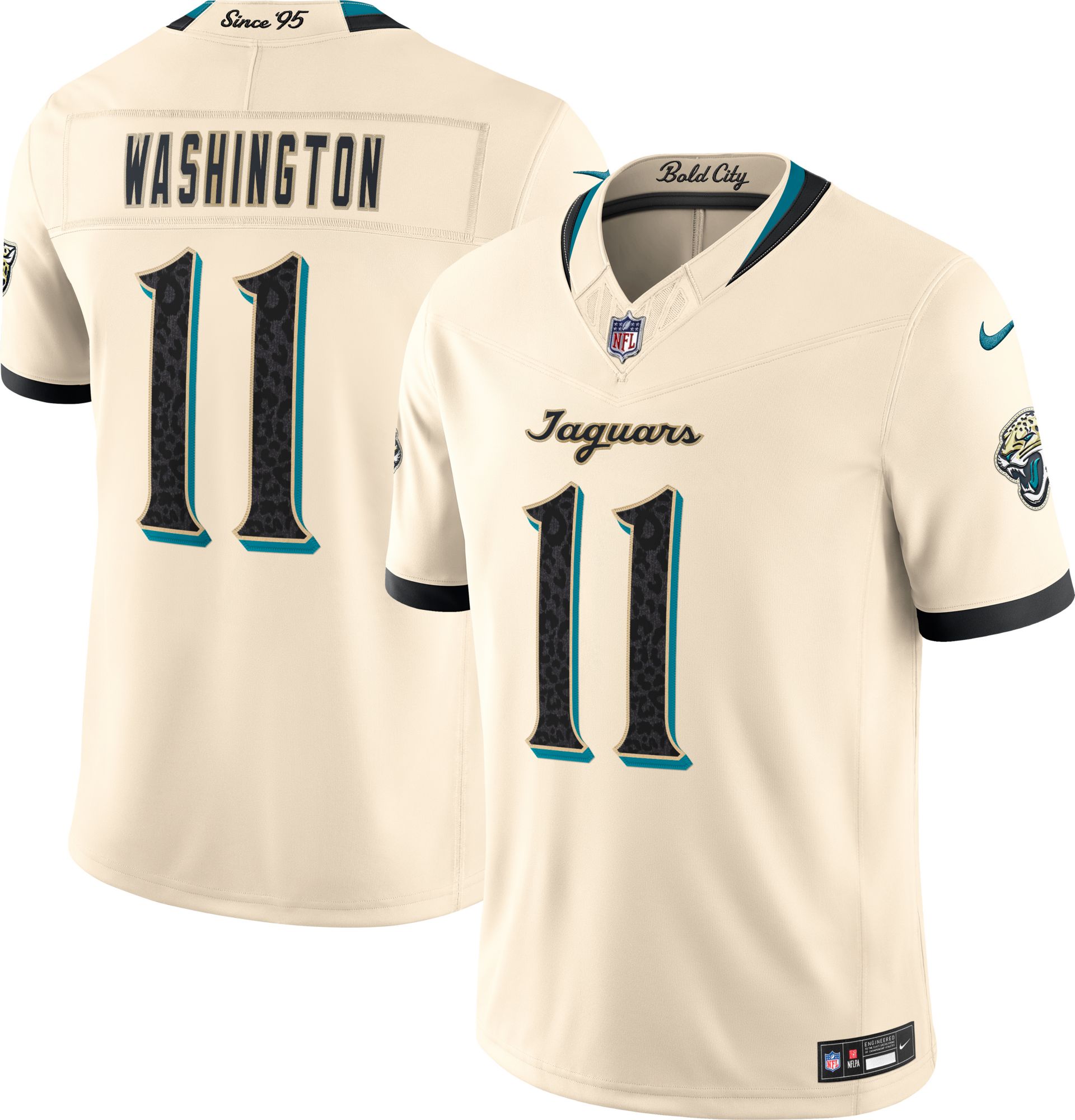 Nike Men's Jacksonville Jaguars Parker Washington NFL Rivalries Stitched Limited Jersey