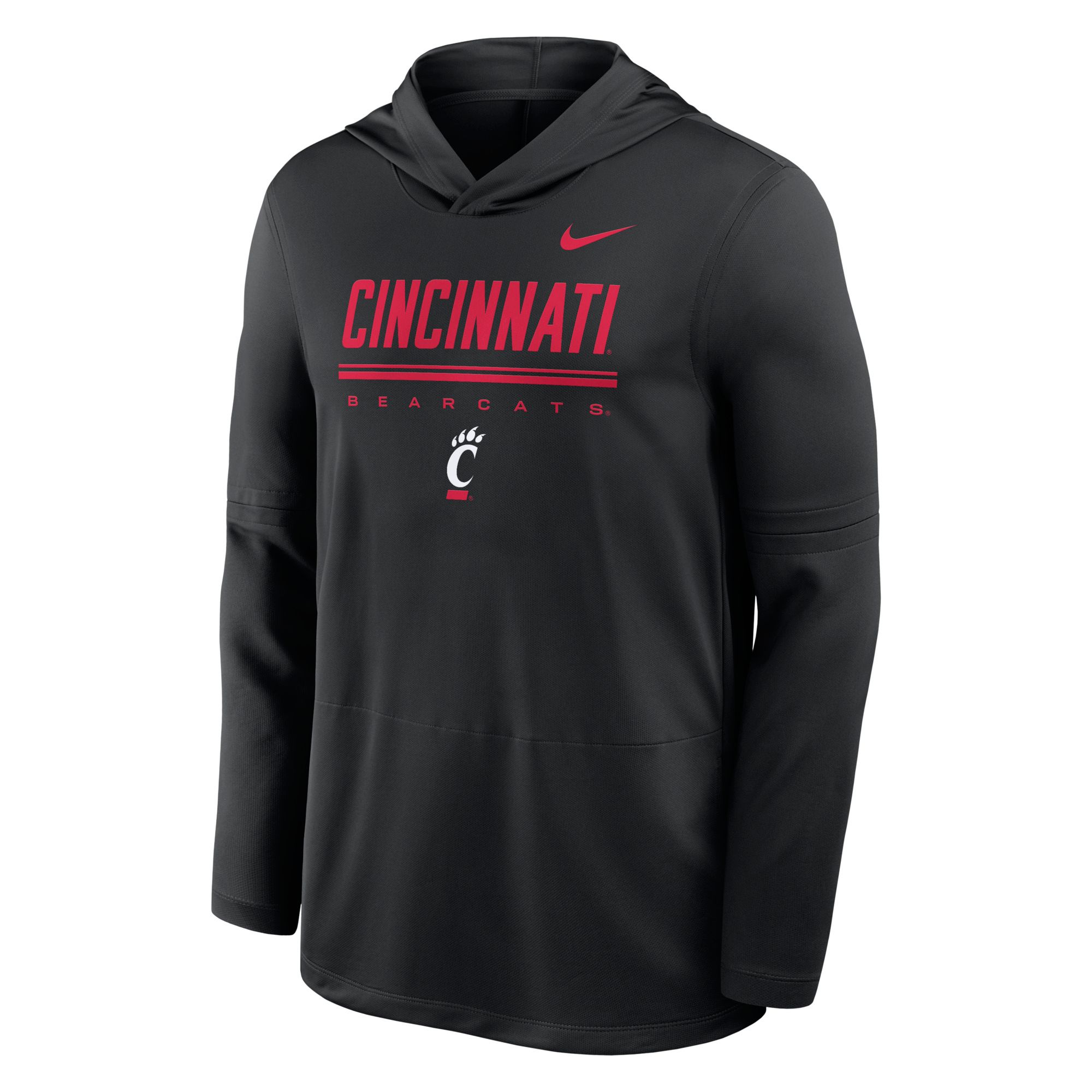 Nike Men's Cincinnati Bearcats Black Dri-FIT Lightweight Hoodie