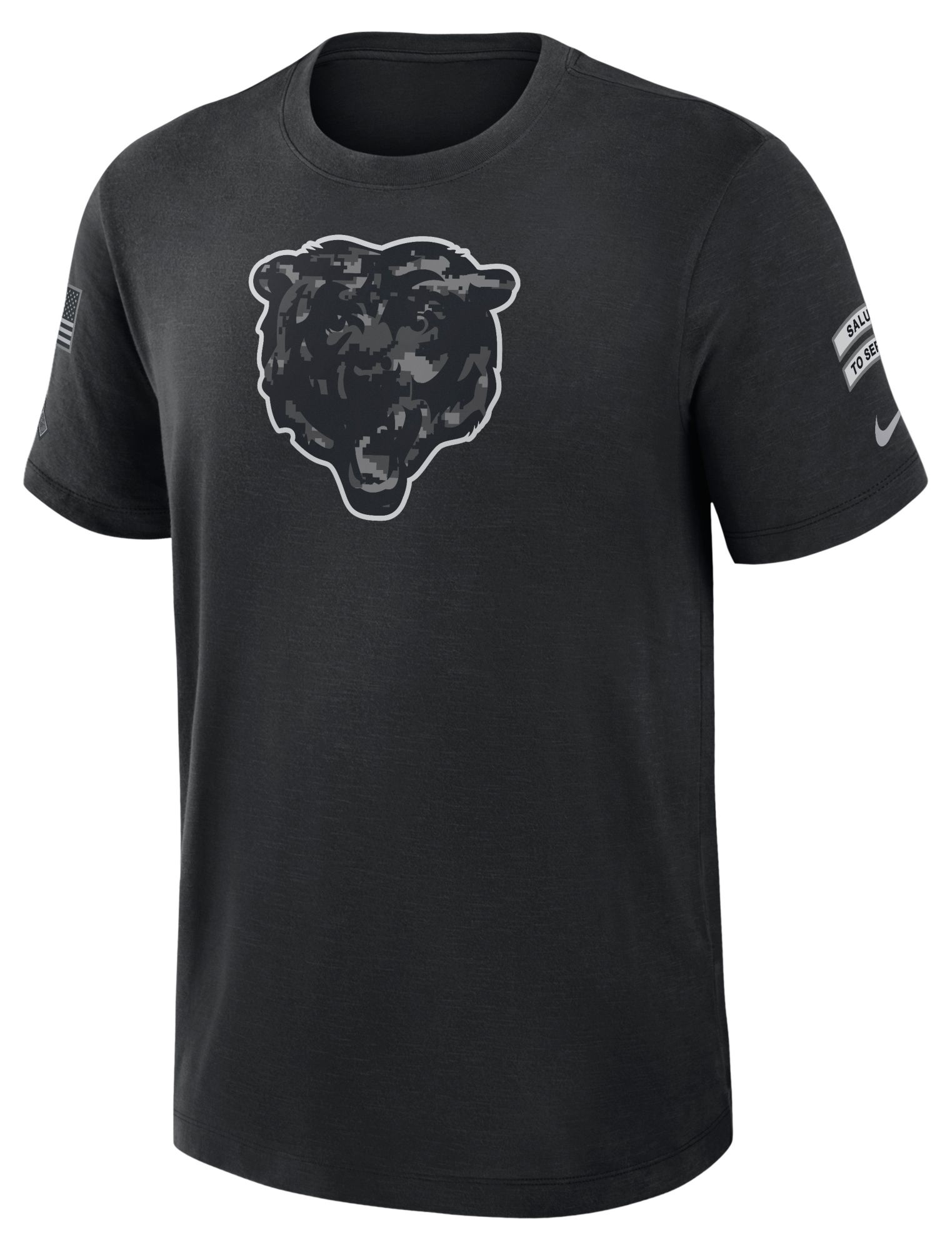 Nike Men's Chicago Bears Salute To Service 2026 Slub T-Shirt