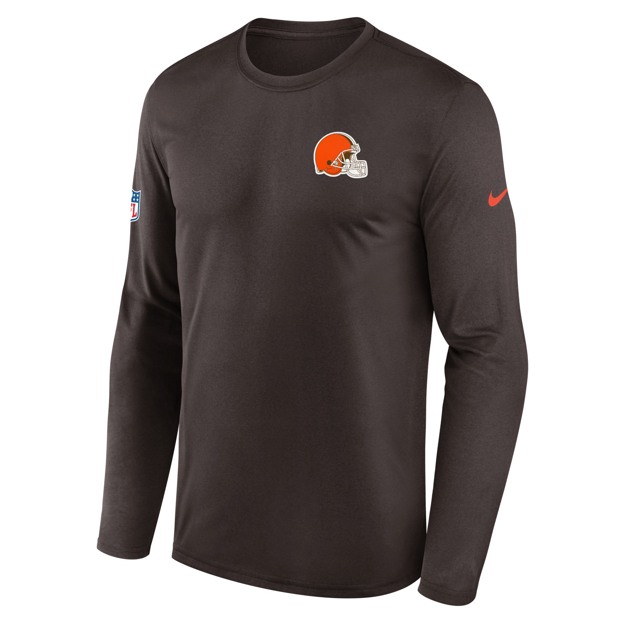 Nike Men's Cleveland Browns Small Logo Legend Long Sleeve Shirt