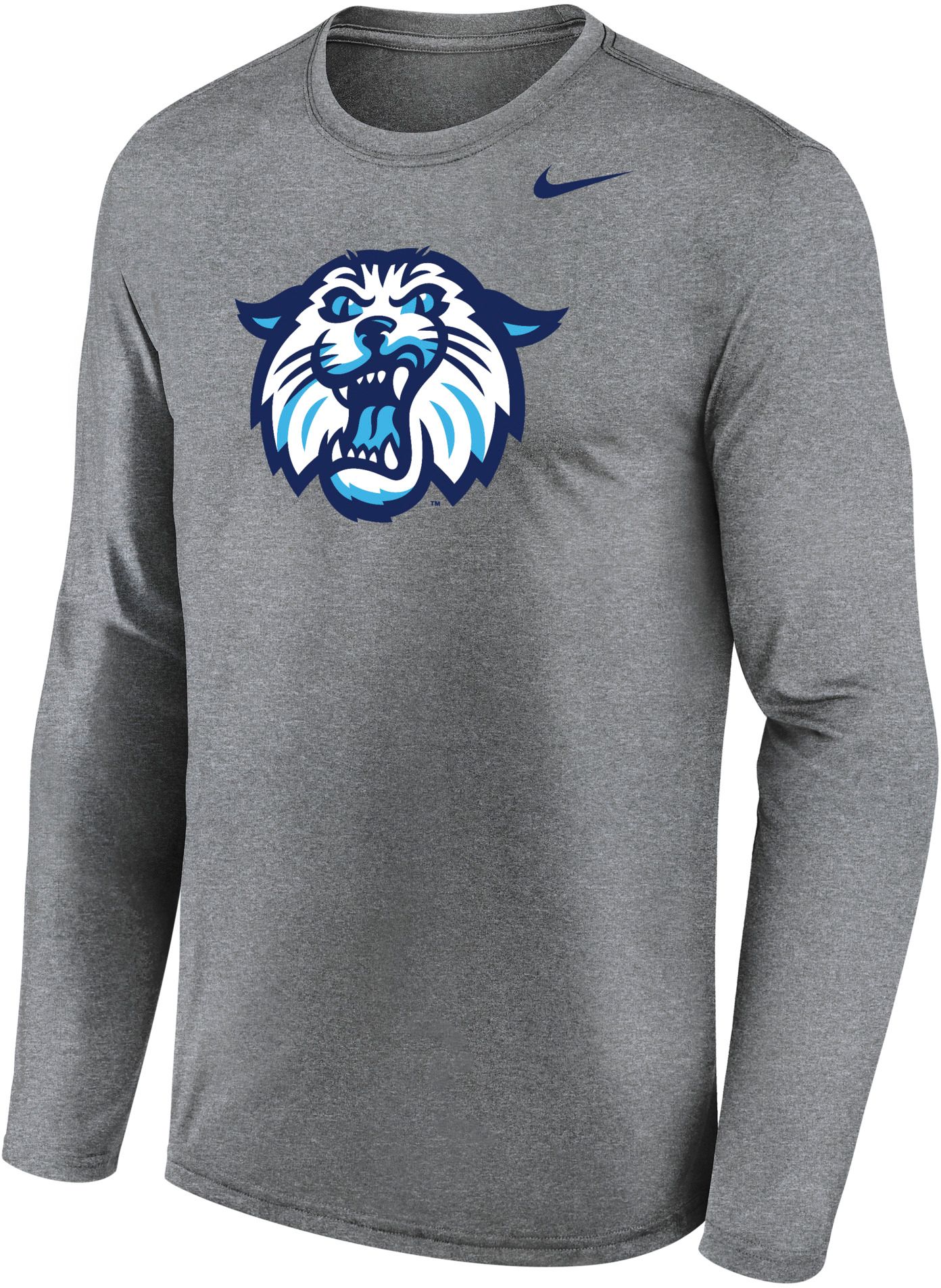 Nike Men's Villanova Wildcats Gray Legend Long Sleeve Shirt