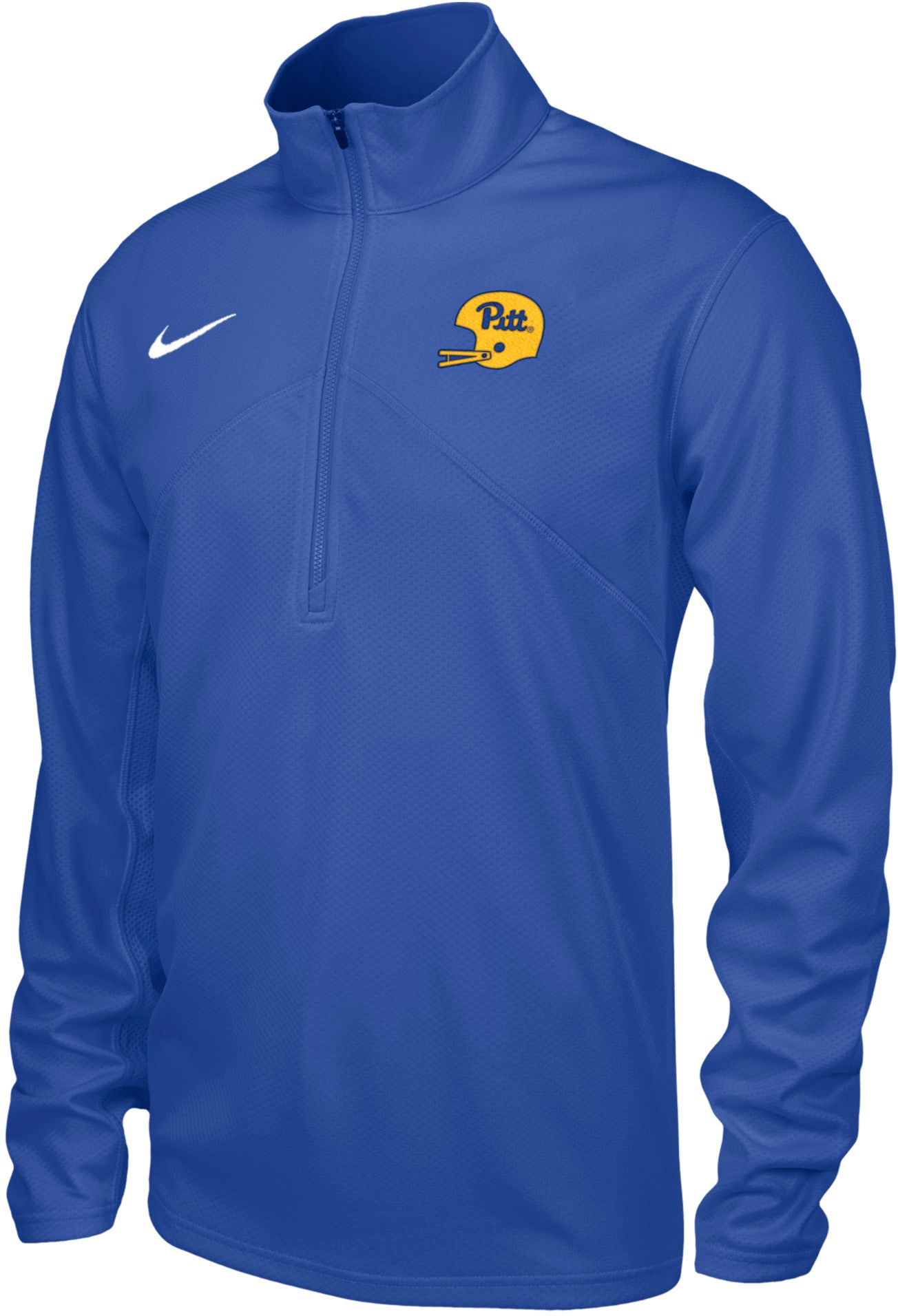 Nike Men's Pitt Panthers 1976 National Champion 1/4 Zip, XXL, Blue