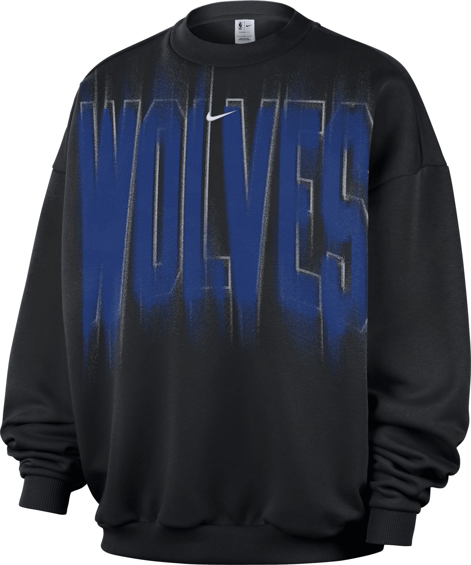 Nike Adult Minnesota Timberwolves Worn With Obsession Standard Issue Game Theater Team Crew Sweatshirt, Men's