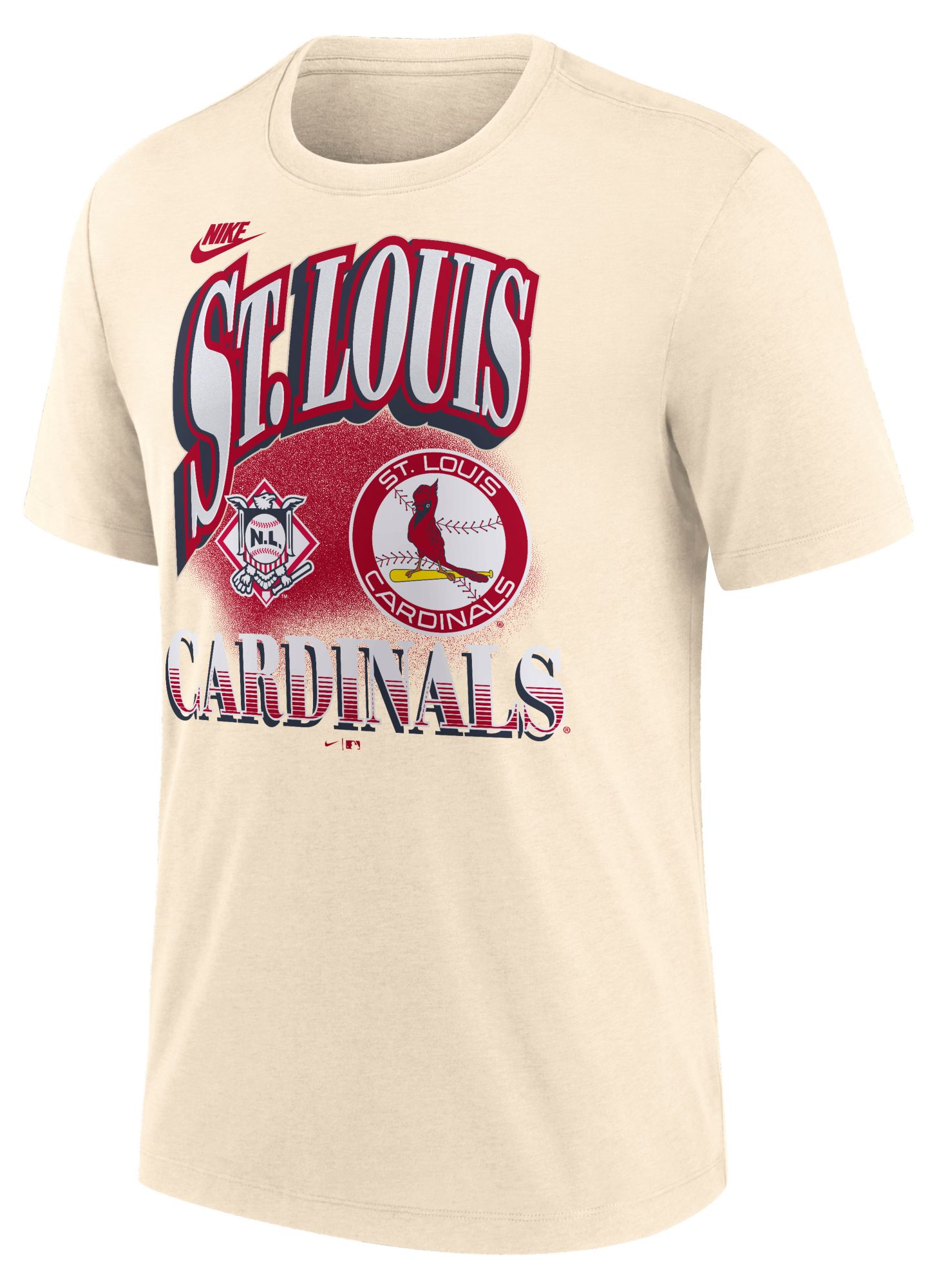 Nike Men's St. Louis Cardinals Tan Cooperstown Vintage T-Shirt