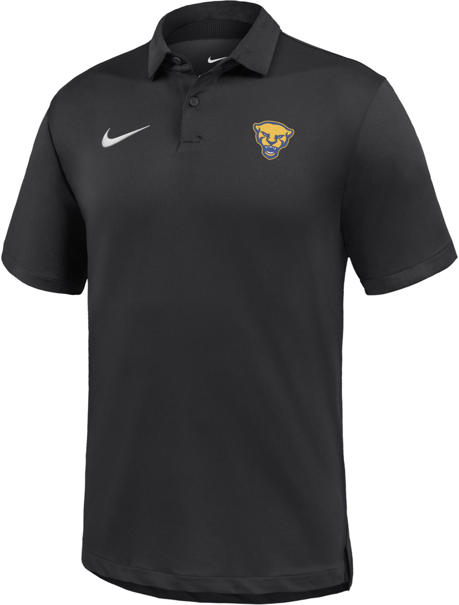 Nike Men's Pitt Panthers Black Tour Polo