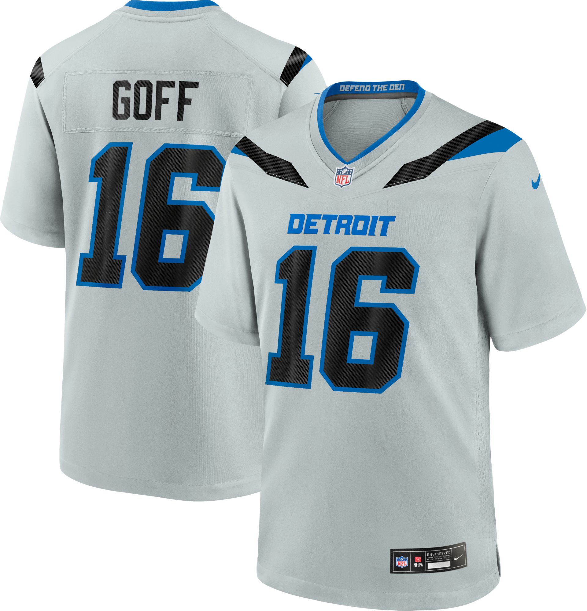 Nike Men's Detroit Lions Jared Goff NFL Rivalries Game Jersey