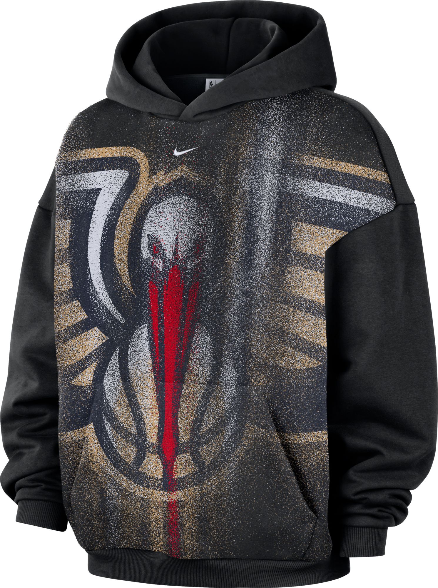Nike Adult New Orleans Pelicans Worn With Obsession Standard Issue Therma Fleece Icon Hoodie, Men's