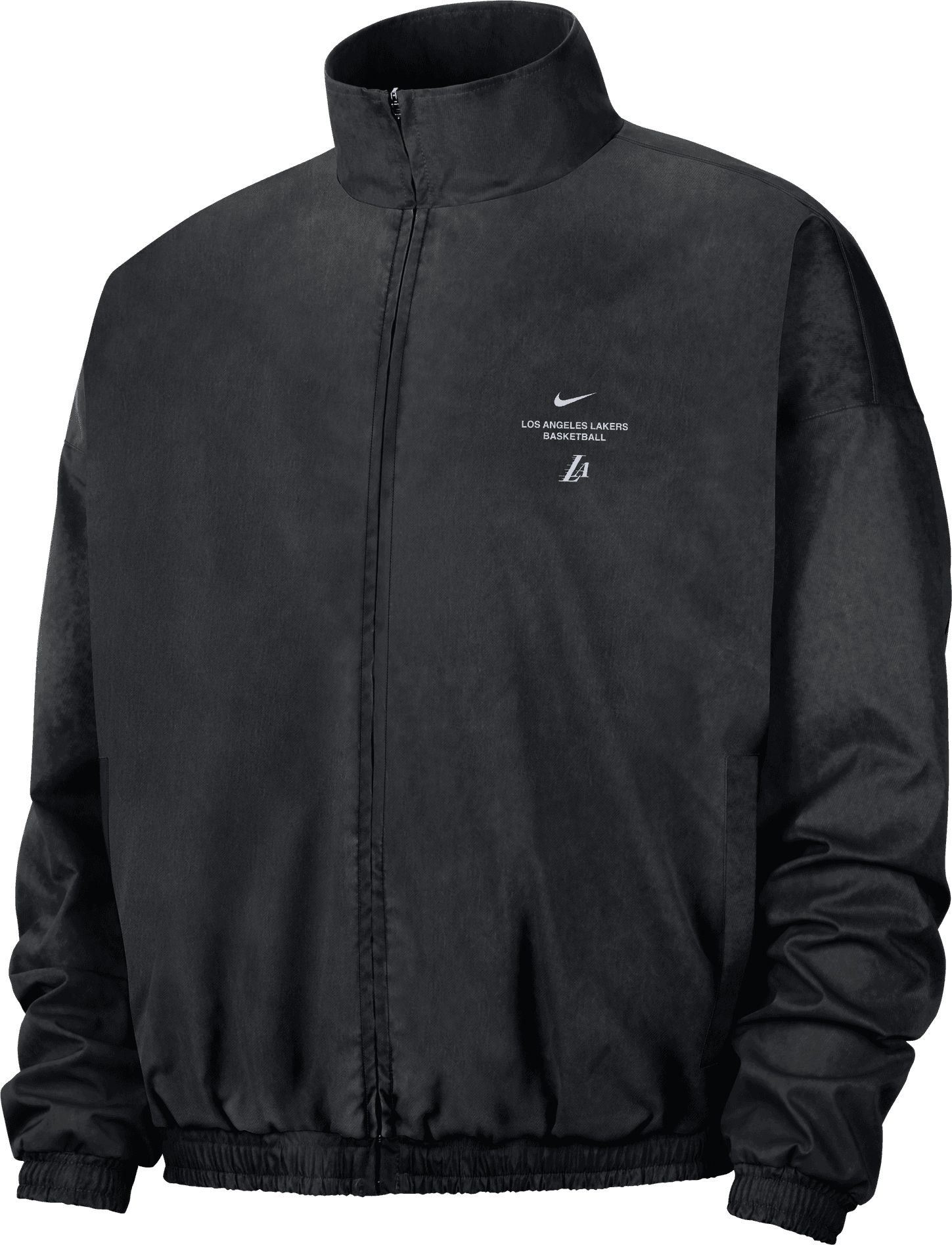 Nike Adult Los Angeles Lakers Worn With Obsession Standard Issue Game Theater Calm Woven Jacket