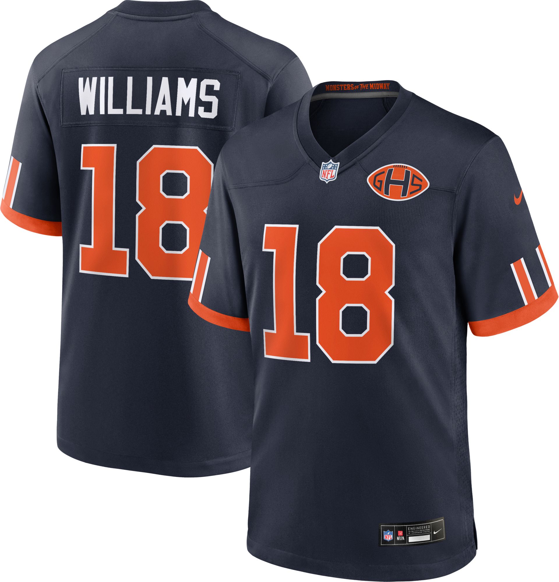 Nike Men's Chicago Bears Caleb Williams NFL Rivalries Game Jersey