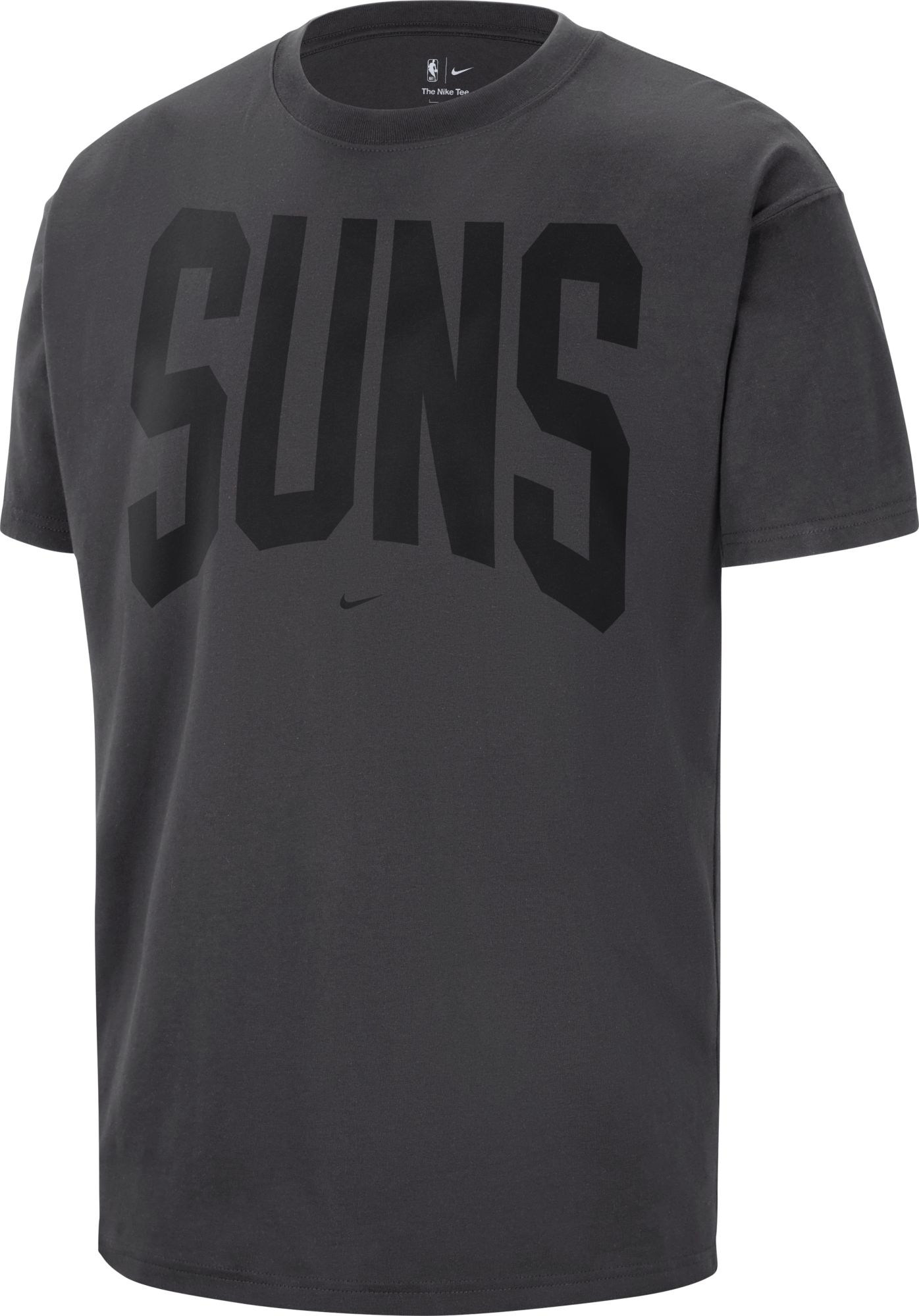 Nike Adult Phoenix Suns Worn With Obsession Travel Peak T-Shirt, Men's, Large, Gray