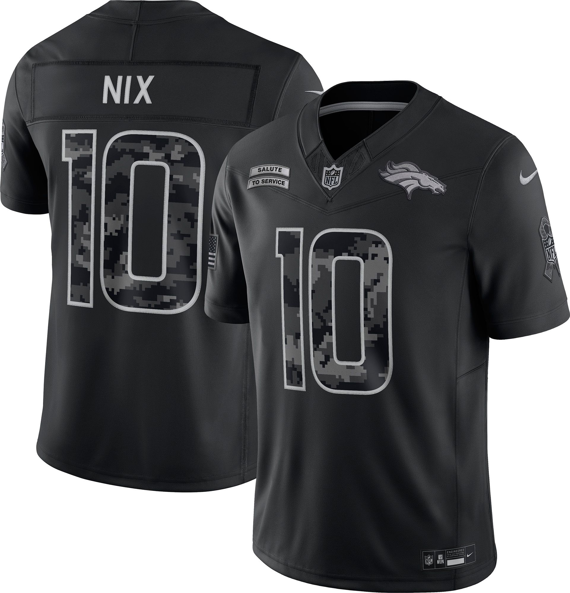 Nike Men's Denver Broncos Bo Nix  Salute To Service 2026 Limited Jersey