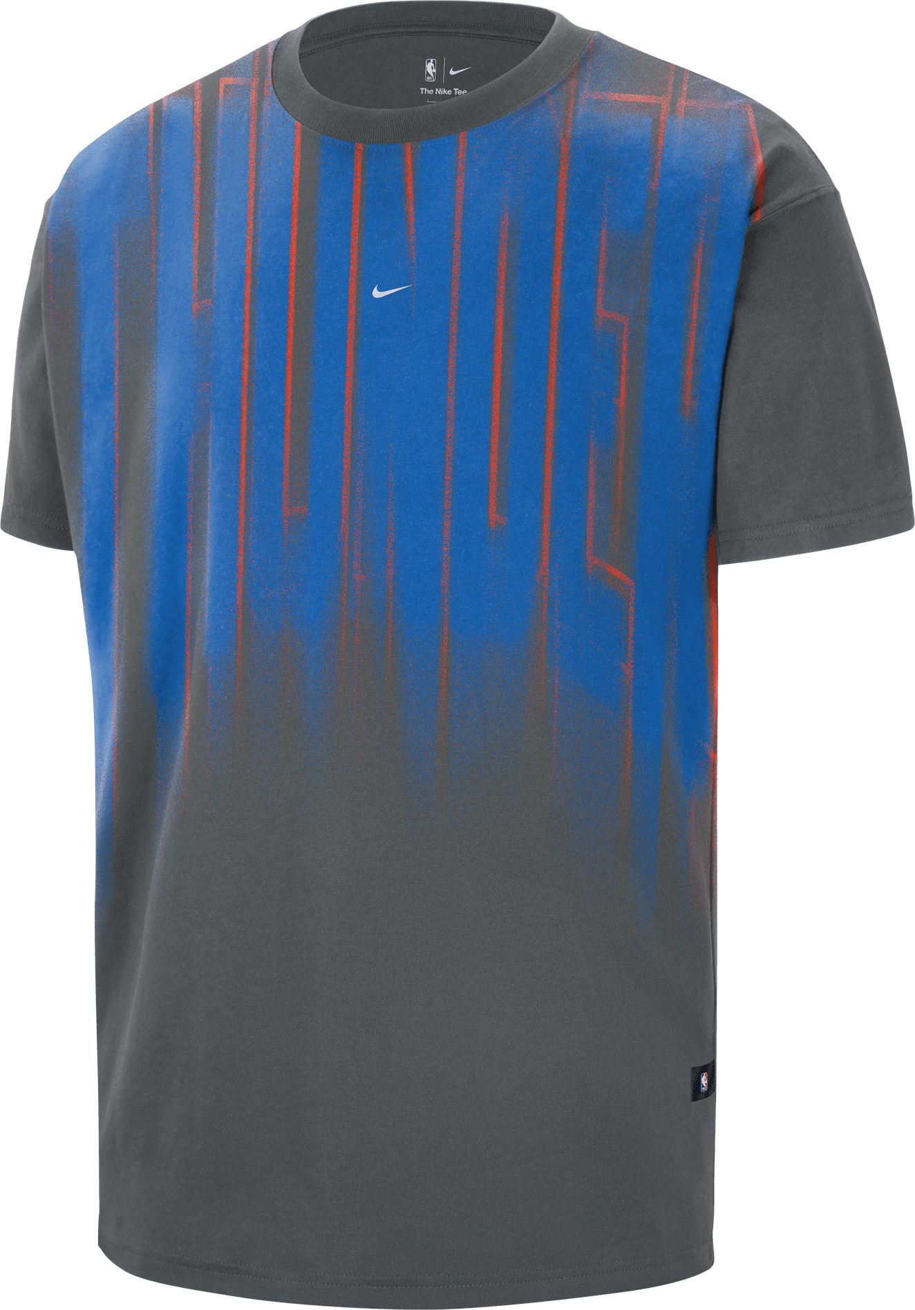 Nike Adult Oklahoma City Thunder Worn With Obsession Game Theater Team T-Shirt, Men's, Medium, Gray